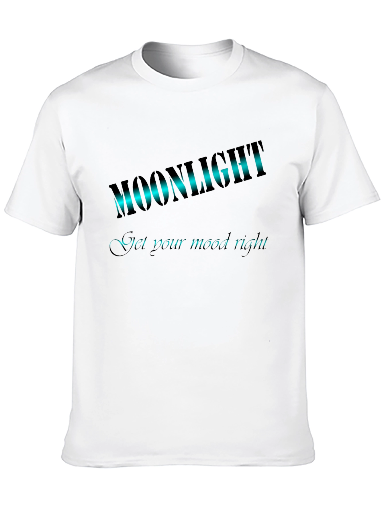 Moonlight Graphic T-Shirt - Black Tee