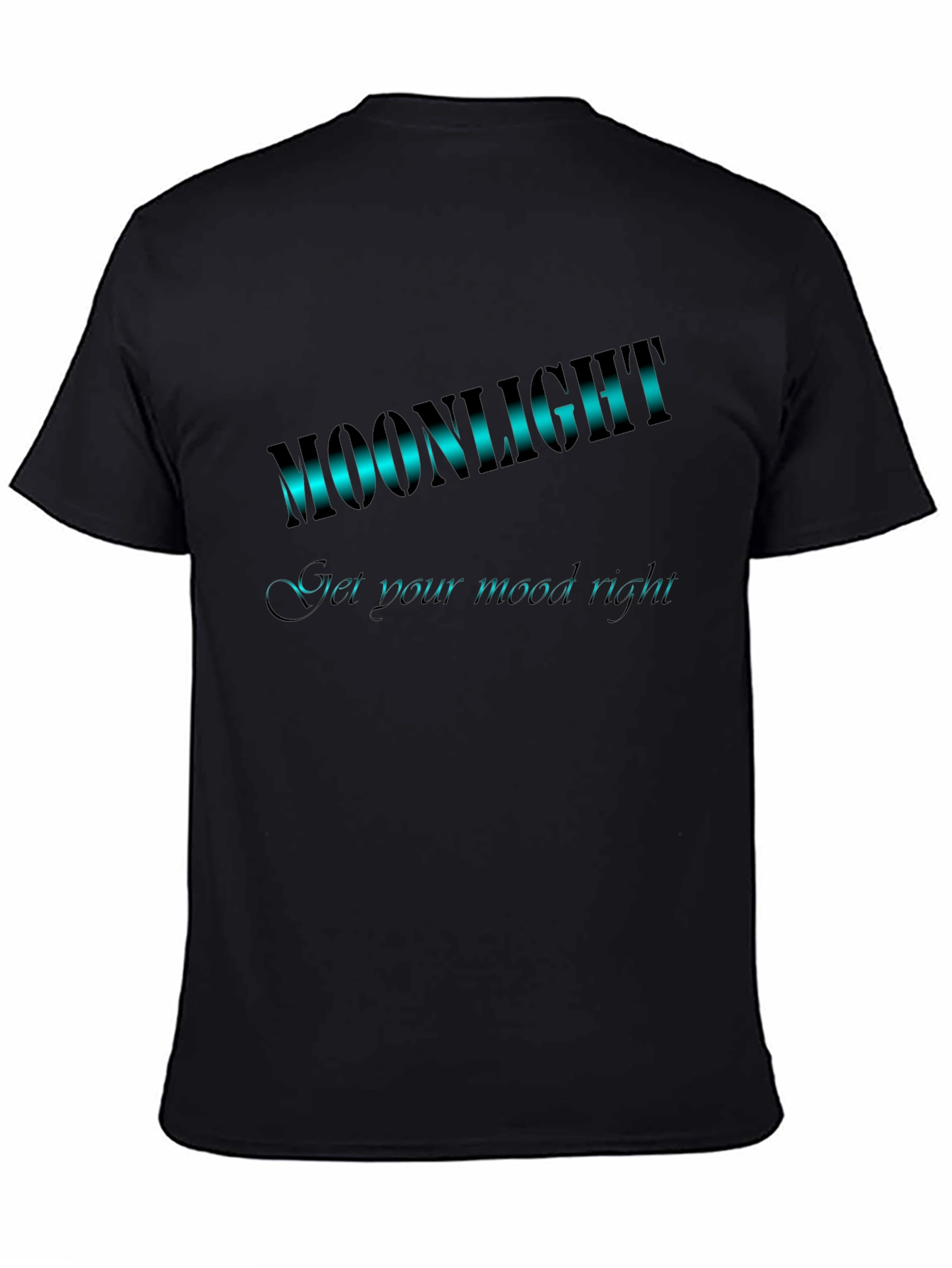 Moonlight Graphic T-Shirt - Black Tee