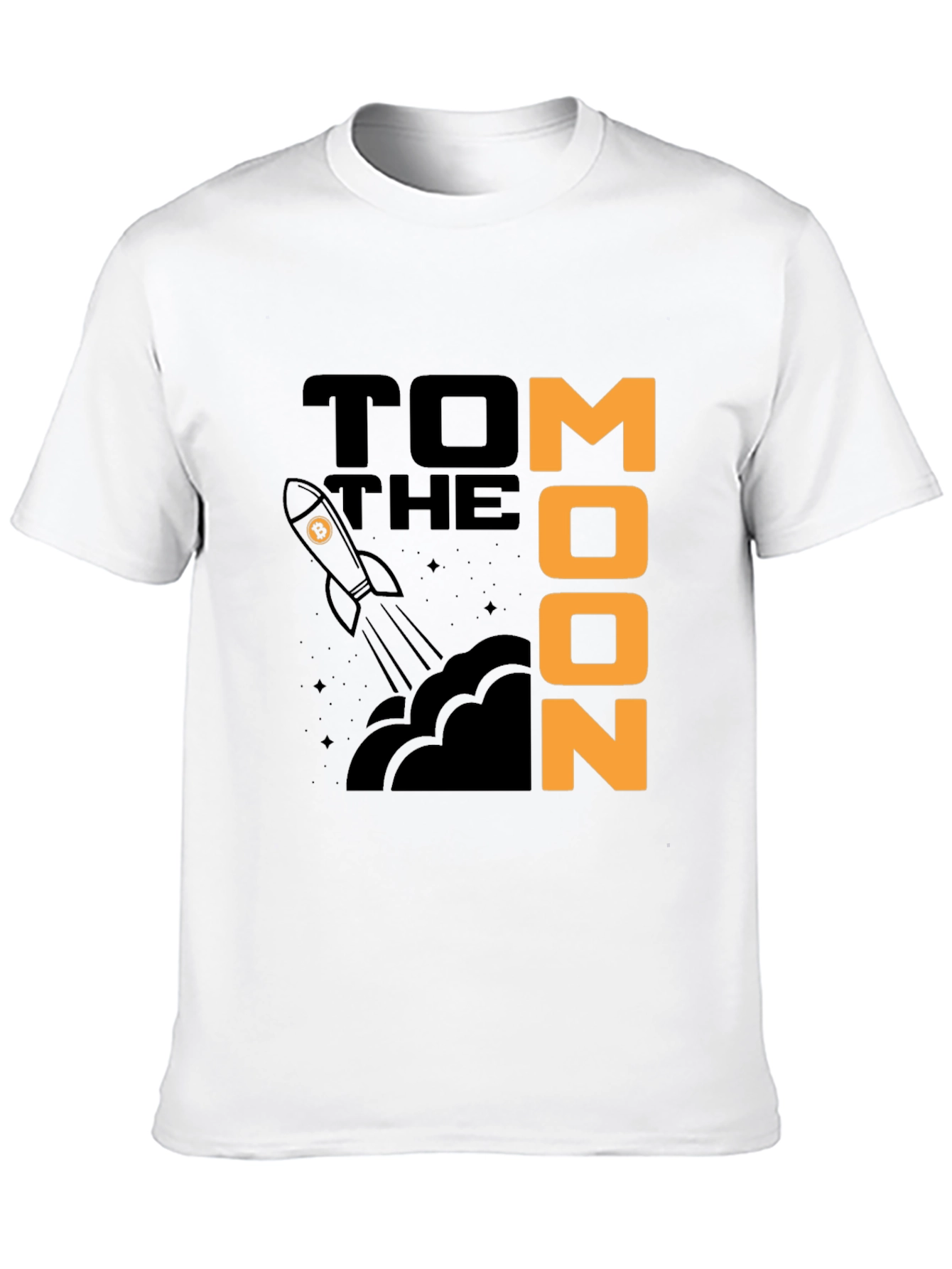 To The Moon T-Shirt - Bitcoin Rocket