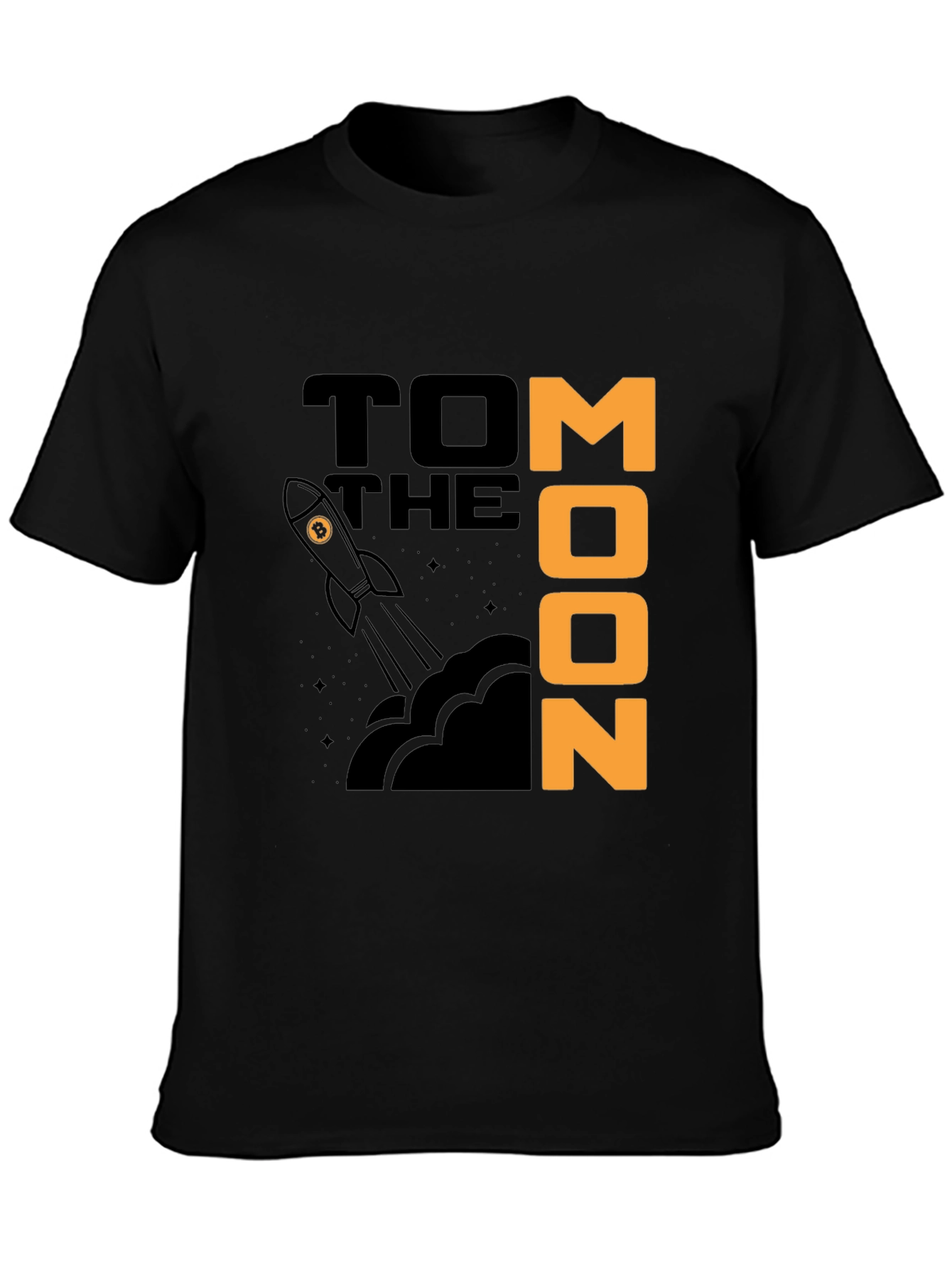 To The Moon T-Shirt - Bitcoin Rocket