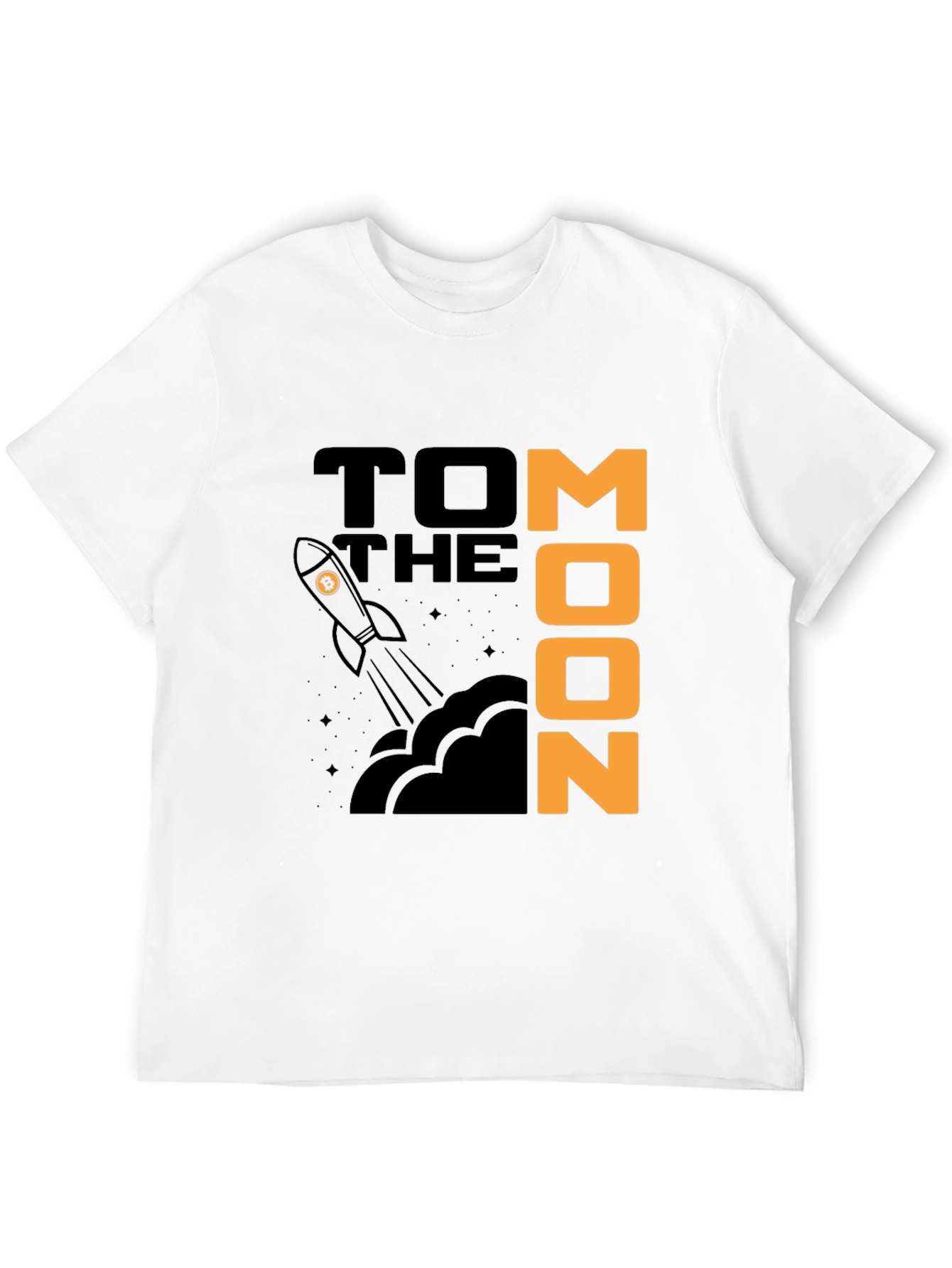 To The Moon T-Shirt - Bitcoin Rocket