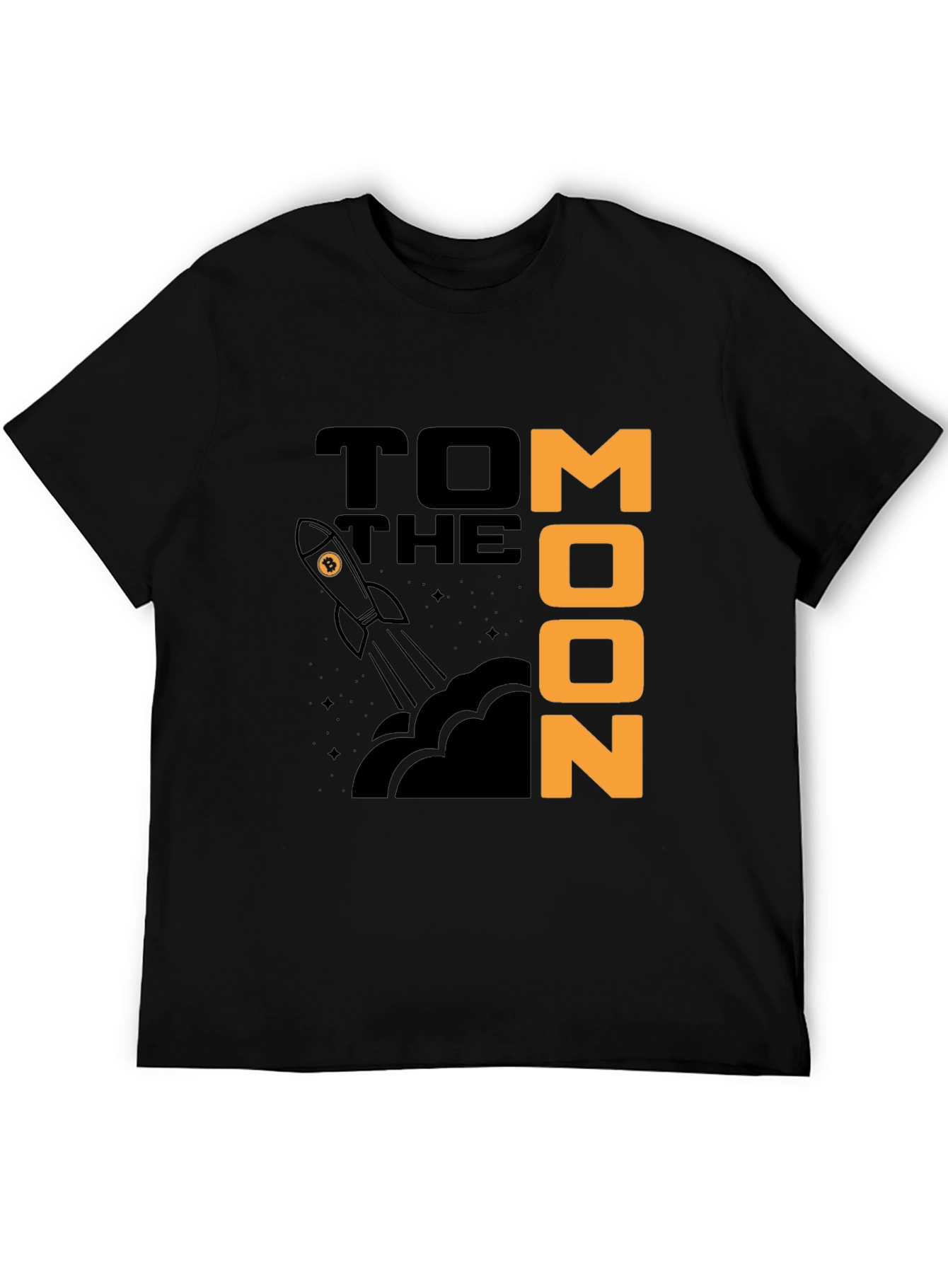 To The Moon T-Shirt - Bitcoin Rocket