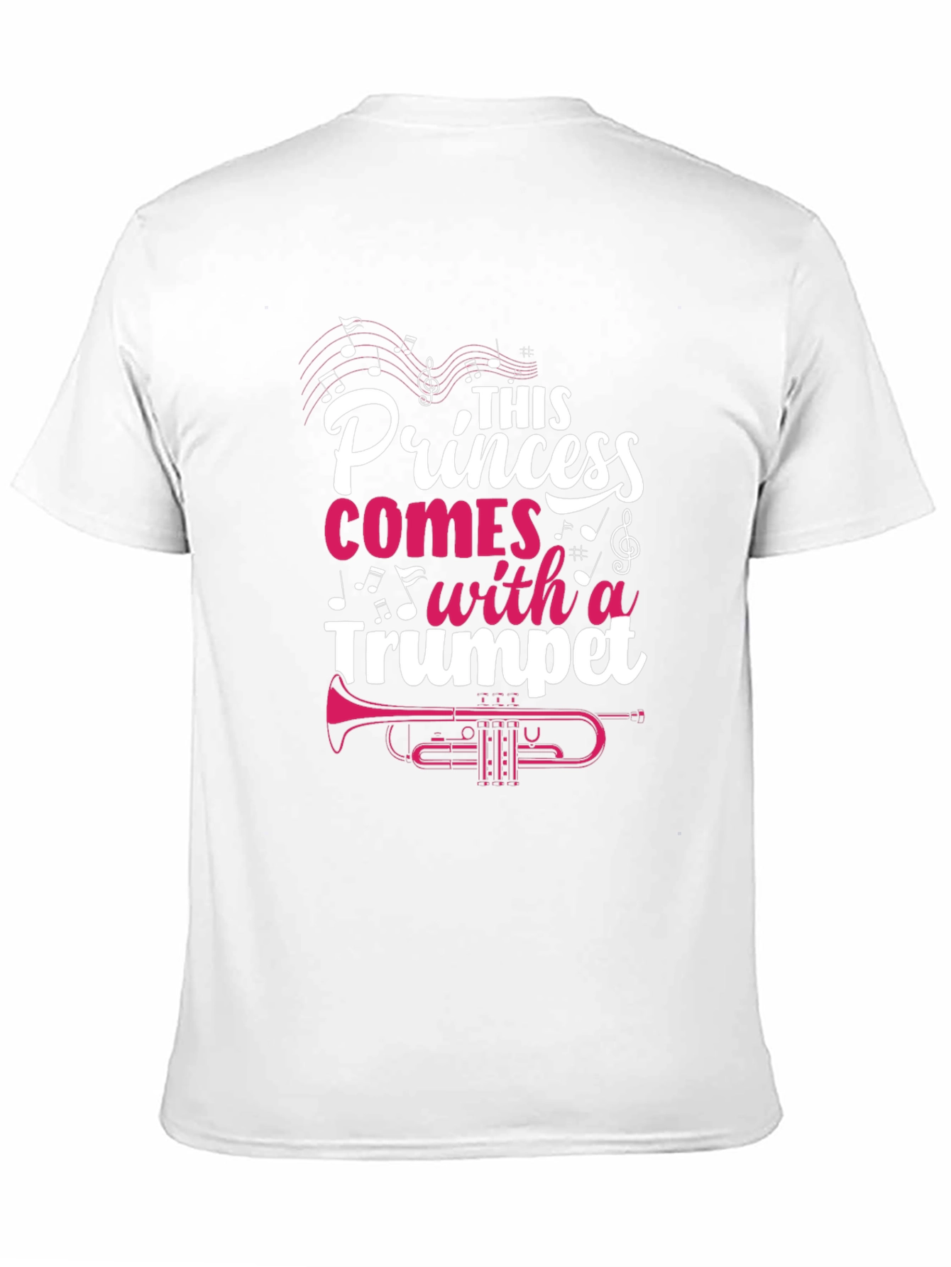 Princess Trumpet Player T-Shirt - Music Lover Tee