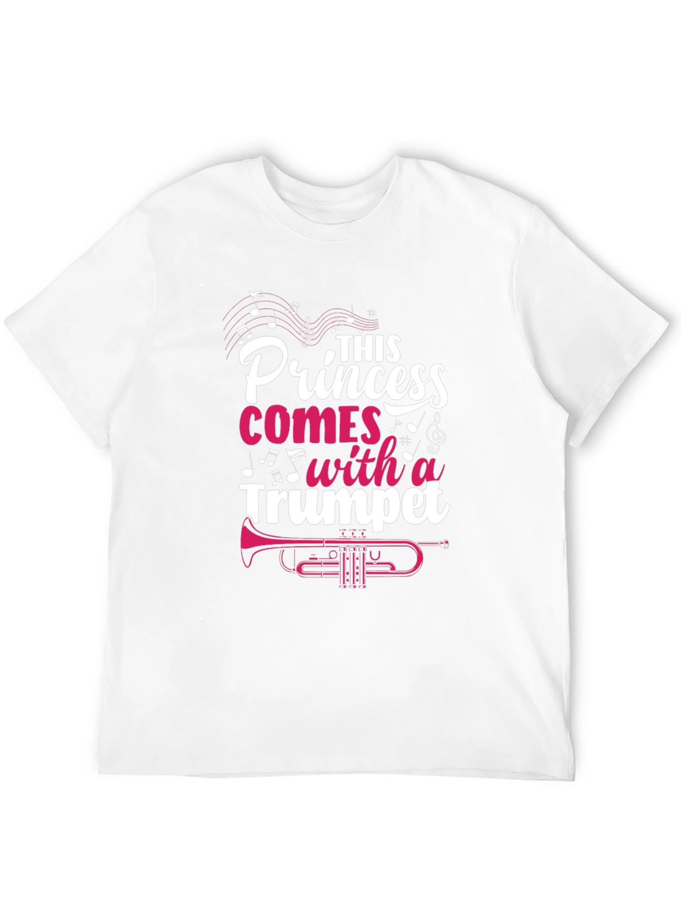 Princess Trumpet Player T-Shirt - Music Lover Tee