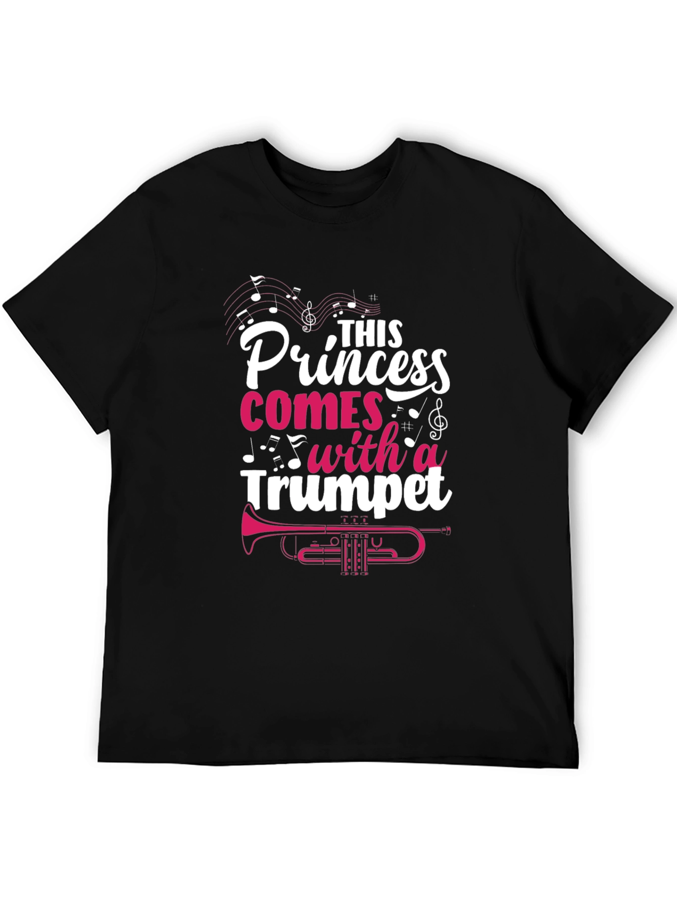 Princess Trumpet Player T-Shirt - Music Lover Tee