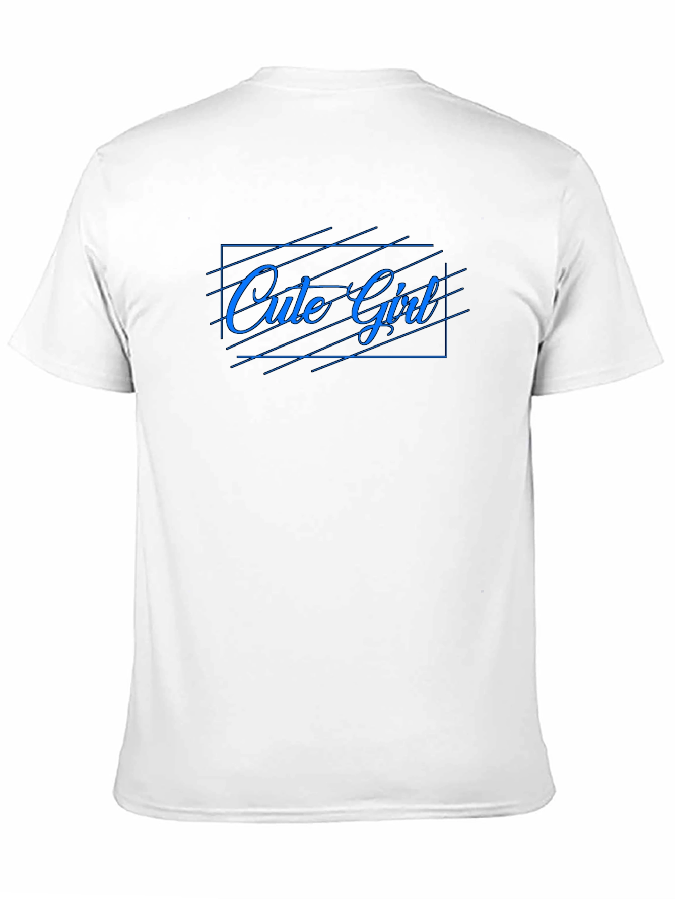 Cute Girl Graphic Tee - Trendy Black Cotton T-Shirt