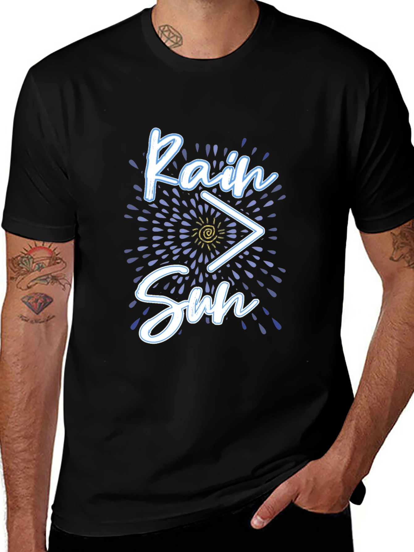 Rain > Sun Graphic Tee - Soft & Stylish