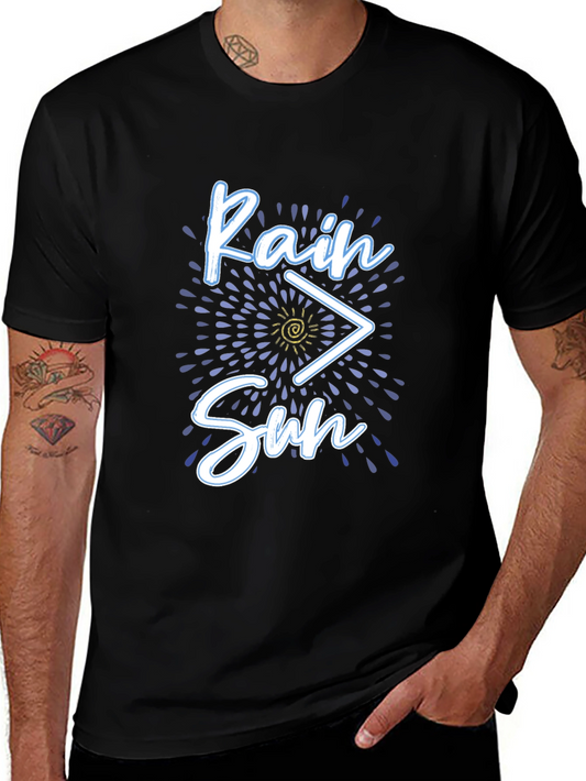 Rain > Sun Graphic Tee - Soft & Stylish