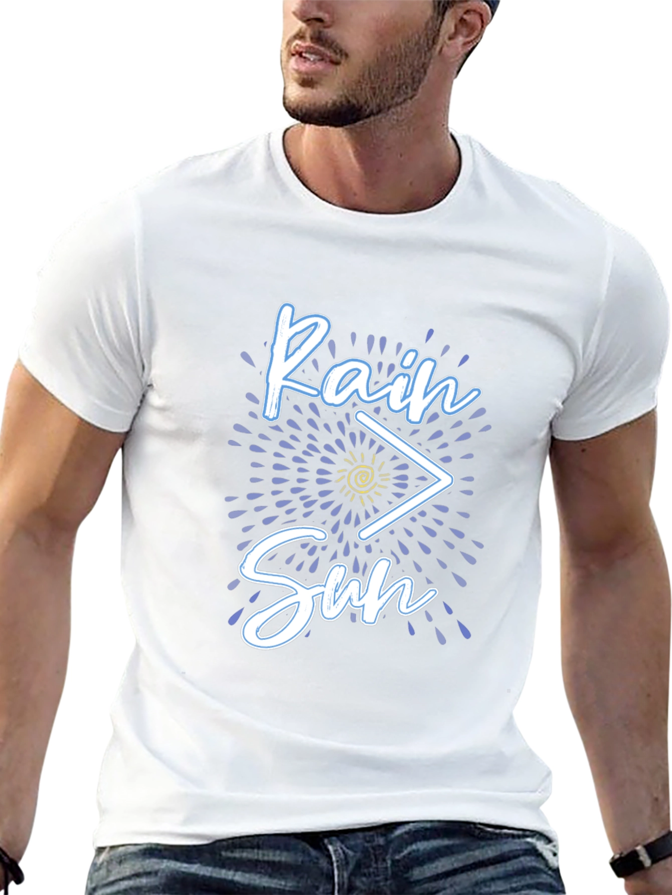 Rain > Sun Graphic Tee - Soft & Stylish