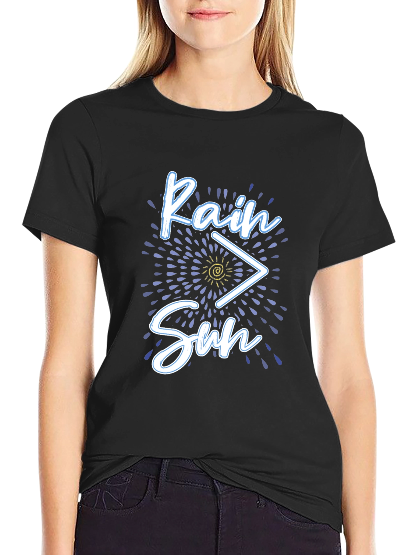 Rain > Sun Graphic Tee - Soft & Stylish