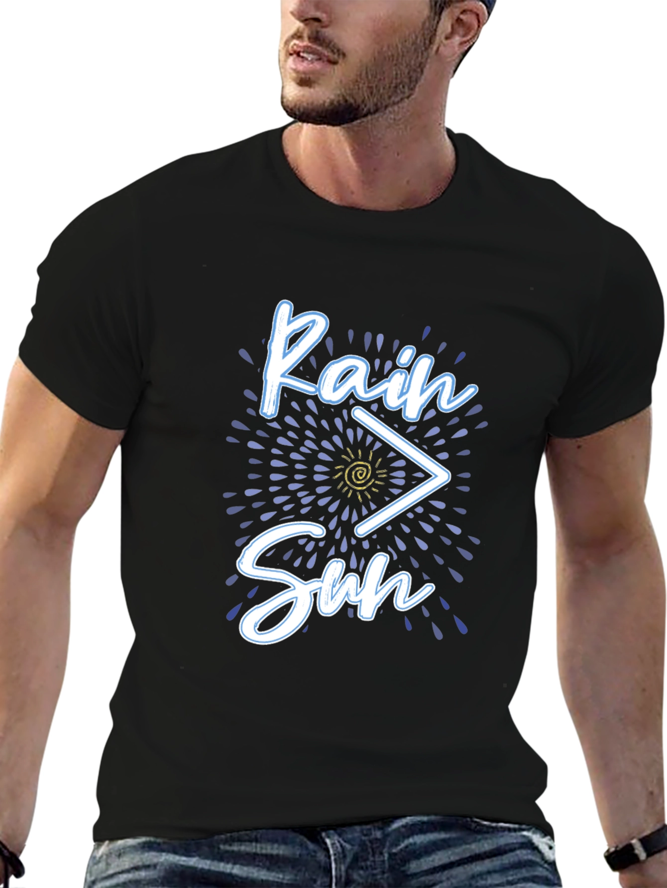 Rain > Sun Graphic Tee - Soft & Stylish