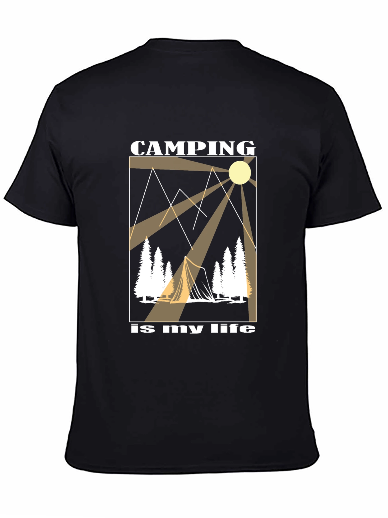 Camping Is My Life Graphic T-Shirt
