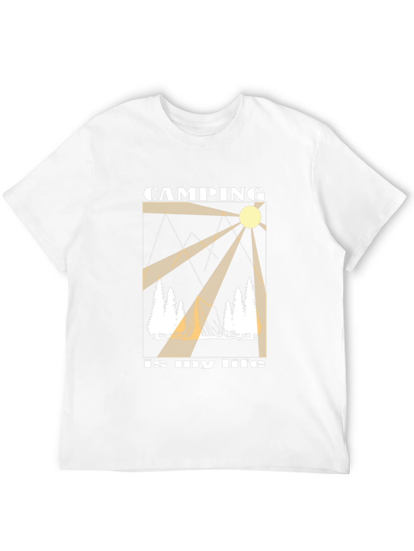 Camping Is My Life Graphic T-Shirt