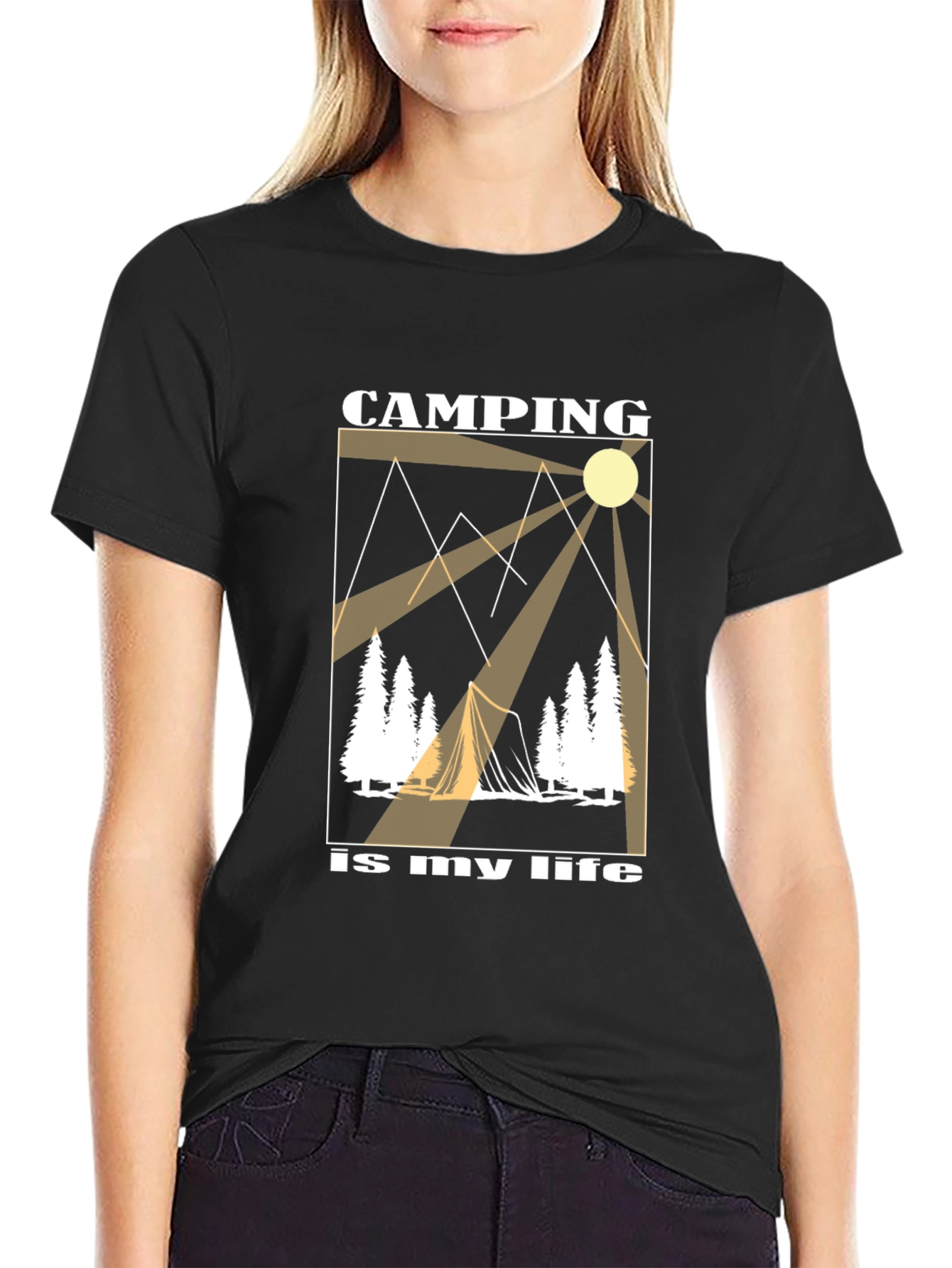 Camping Is My Life Graphic T-Shirt
