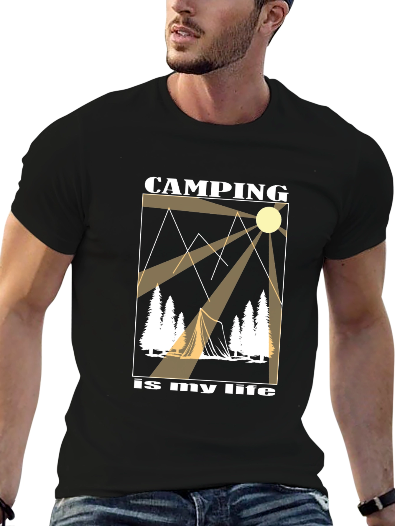 Camping Is My Life Graphic T-Shirt