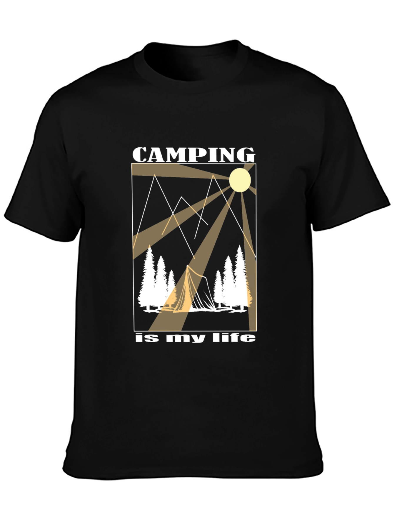 Camping Is My Life Graphic T-Shirt