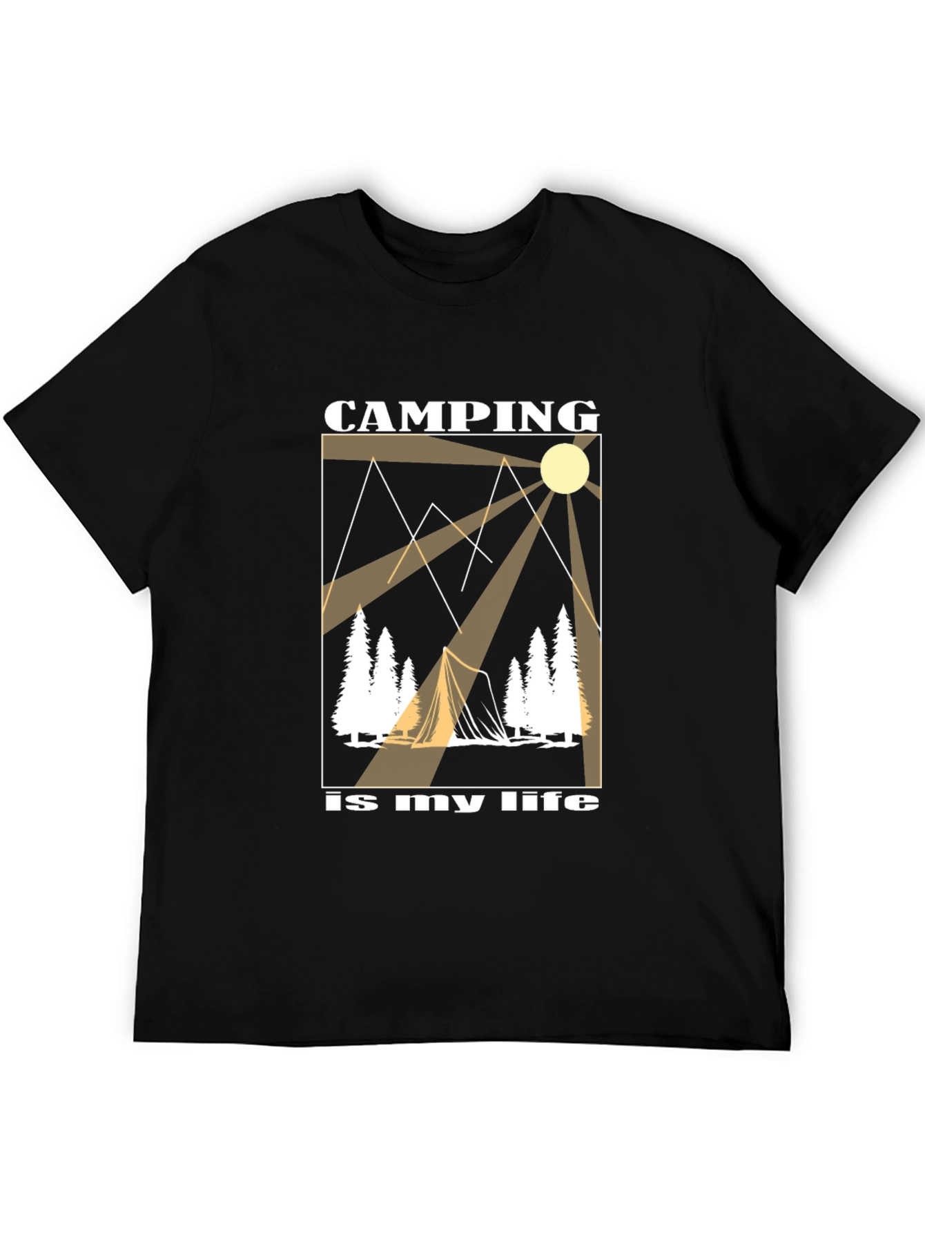Camping Is My Life Graphic T-Shirt