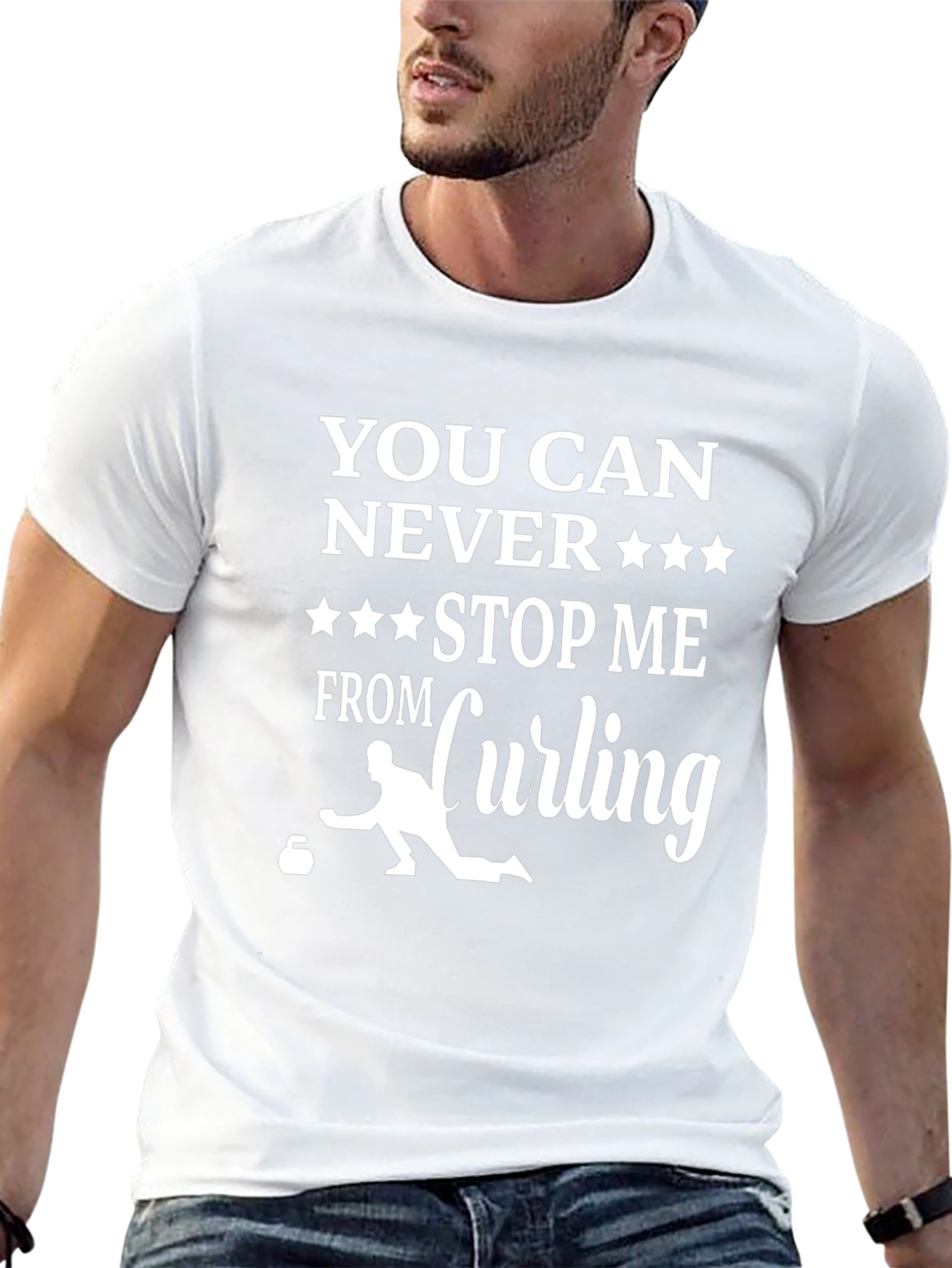 Curling Fan T-Shirt: You Can Never Stop Me