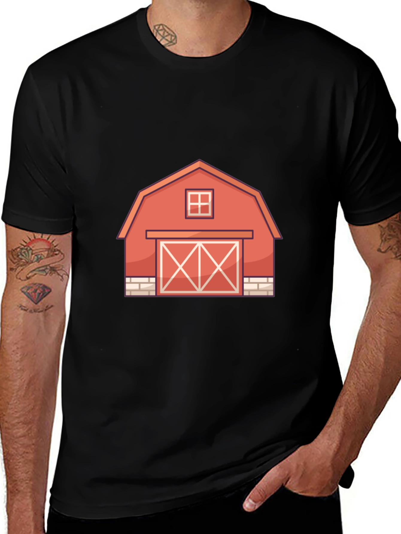 Barn Graphic Tee - Farmhouse Style T-Shirt