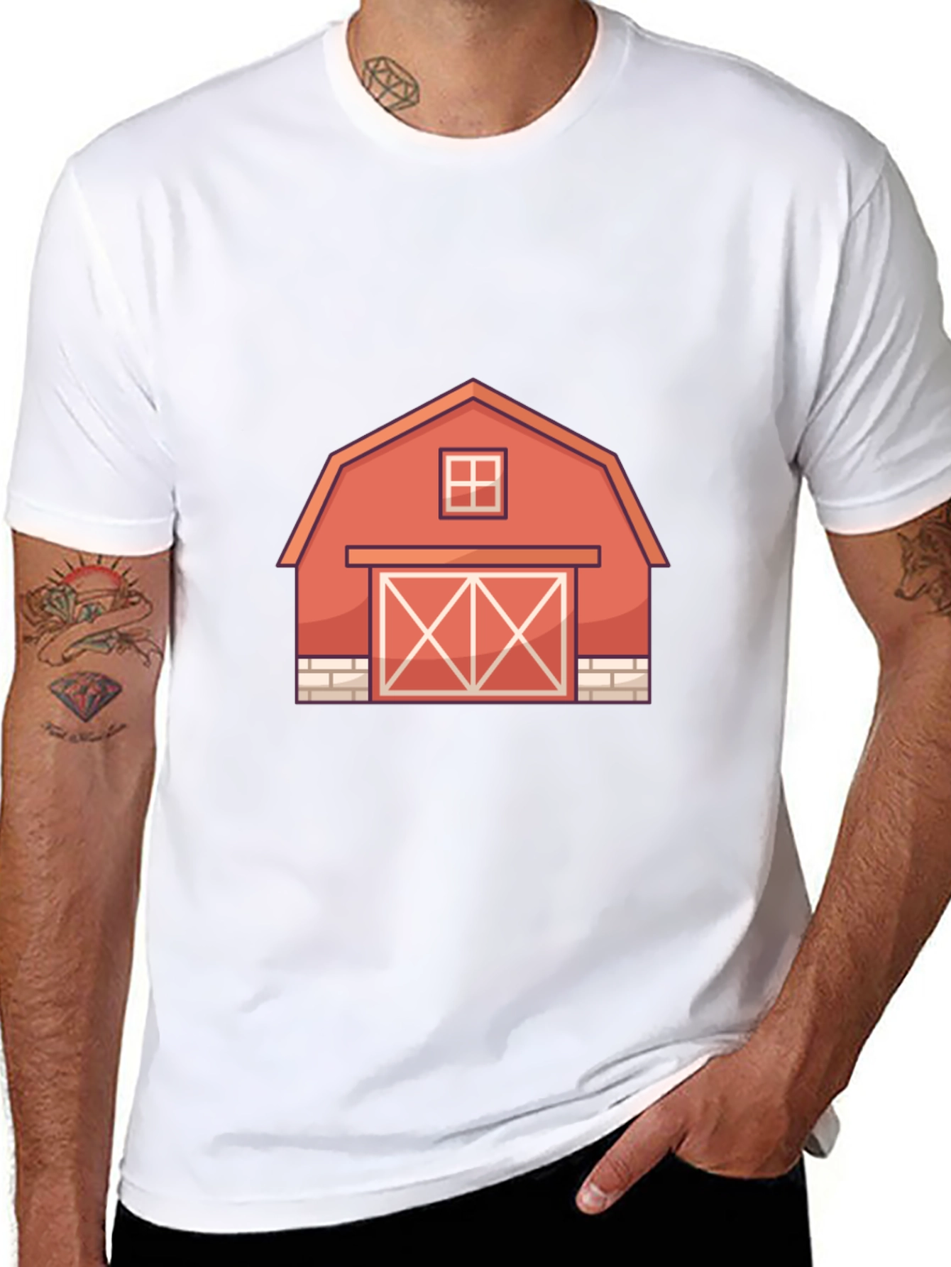 Barn Graphic Tee - Farmhouse Style T-Shirt