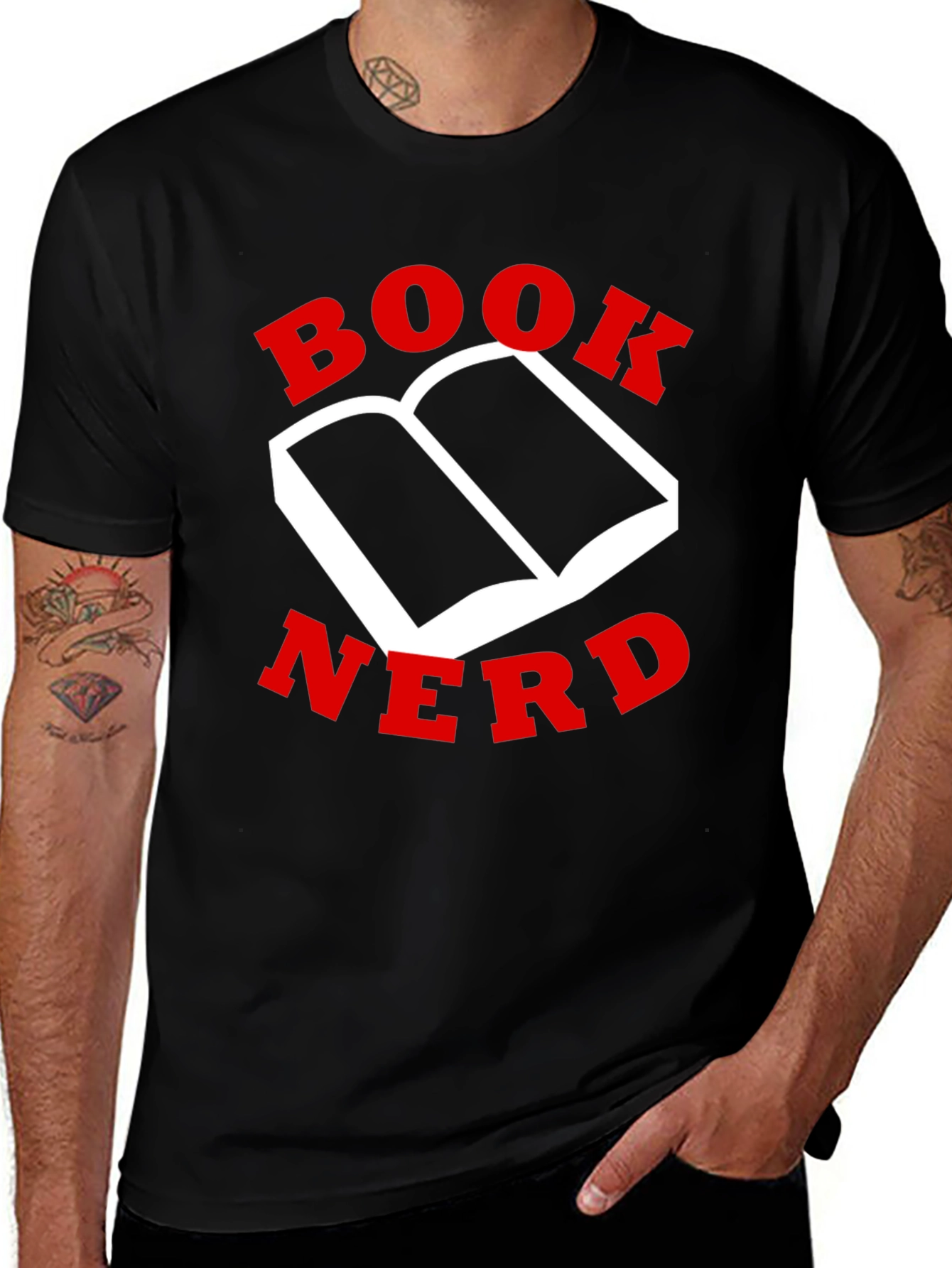 Book Nerd Graphic Tee - Perfect for Readers!