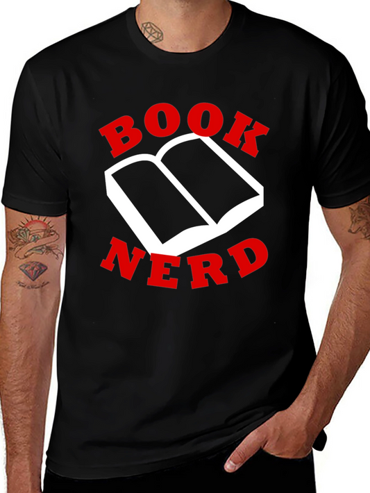 Book Nerd Graphic Tee - Perfect for Readers!