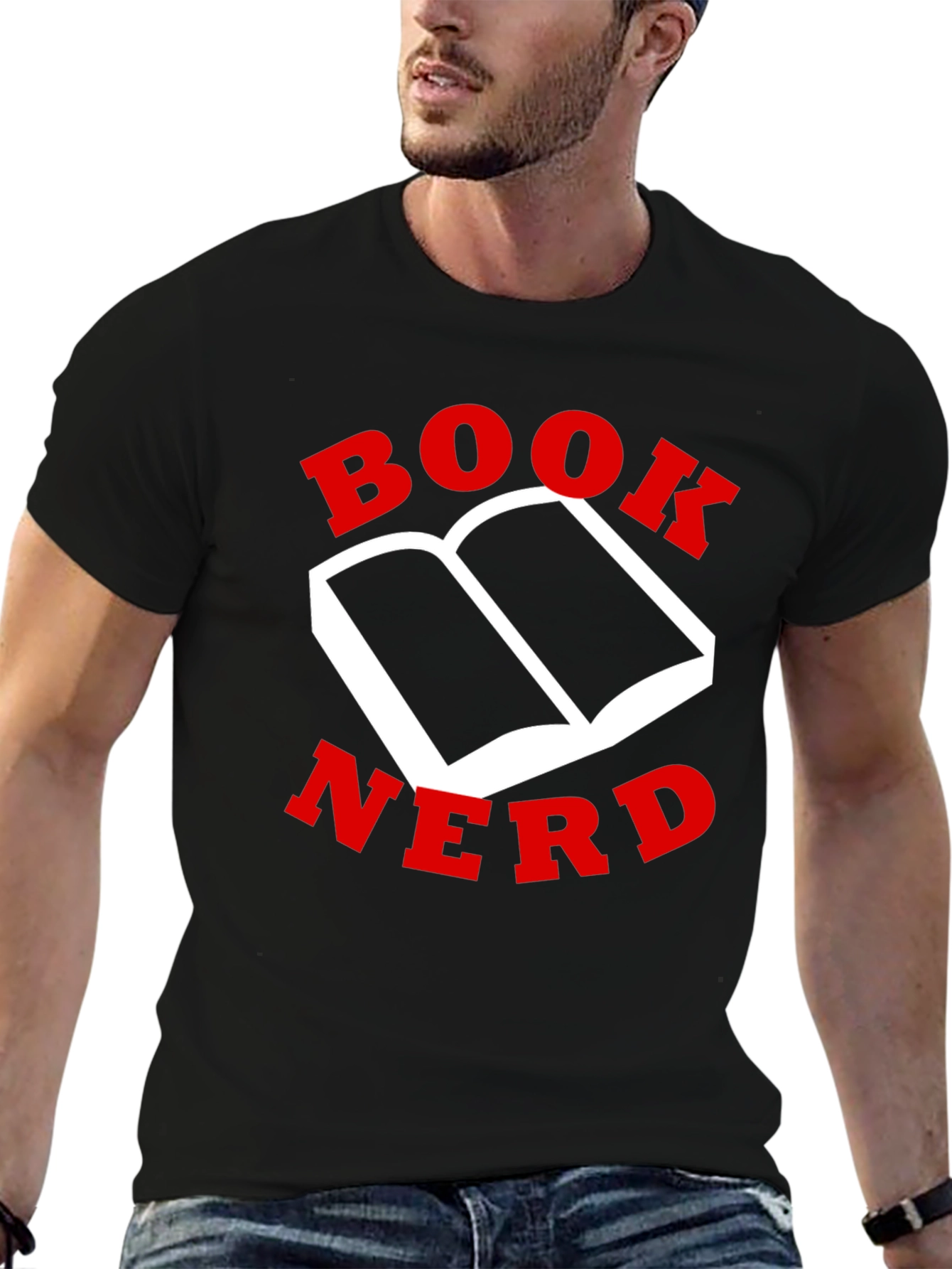 Book Nerd Graphic Tee - Perfect for Readers!
