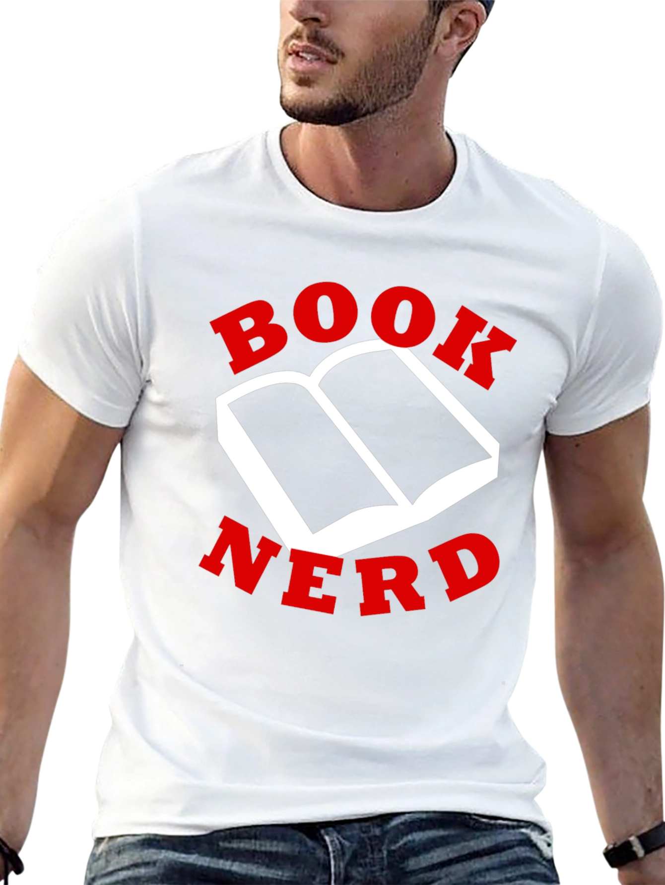Book Nerd Graphic Tee - Perfect for Readers!