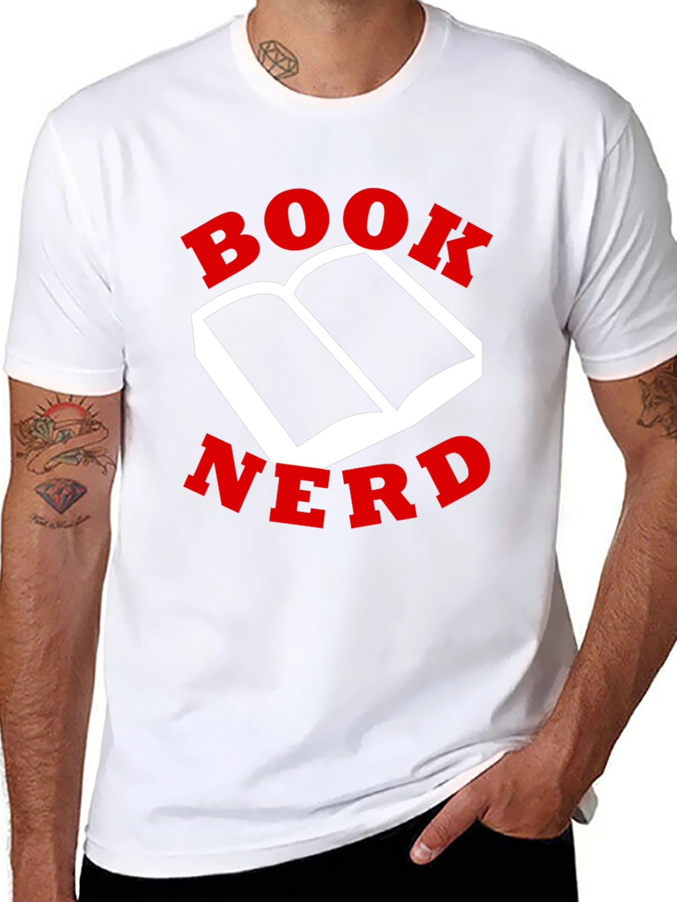 Book Nerd Graphic Tee - Perfect for Readers!