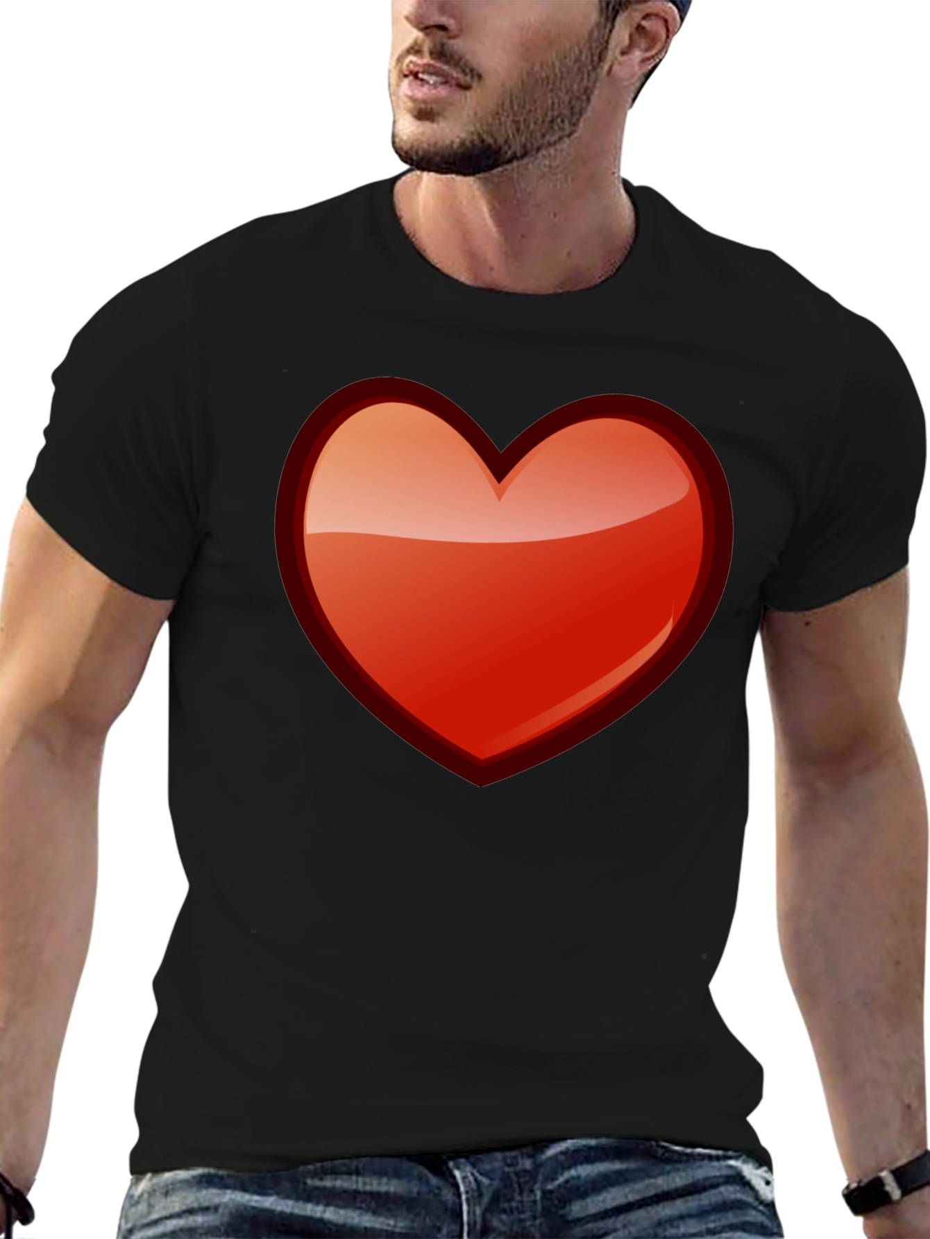 Heart Graphic T-Shirt - Bold & Stylish