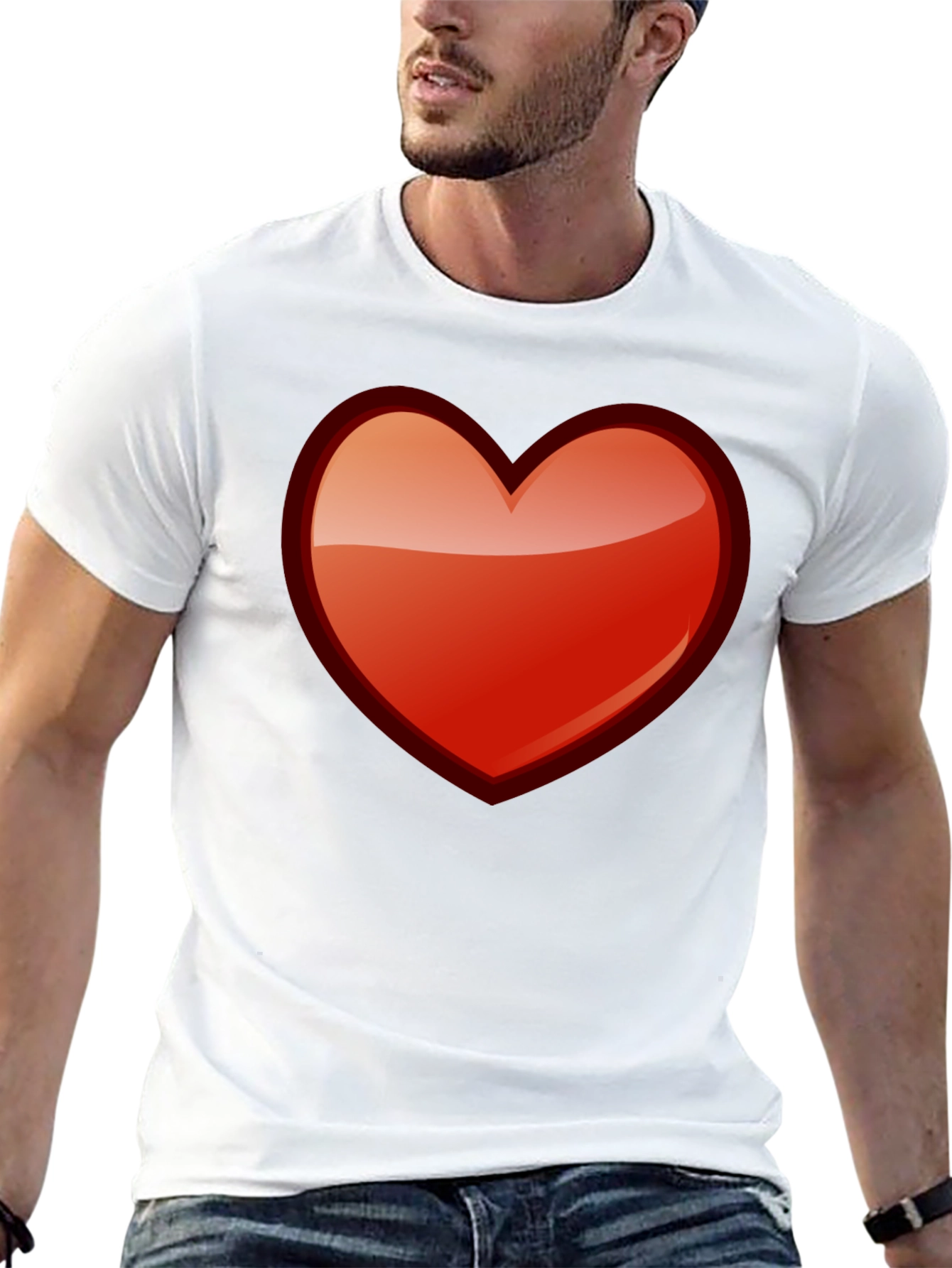 Heart Graphic T-Shirt - Bold & Stylish