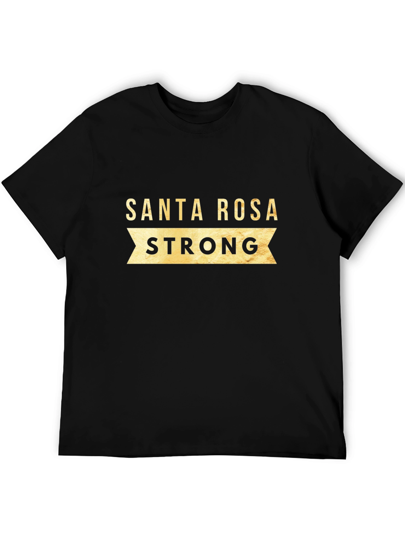 Santa Rosa Strong Graphic Tee - Black