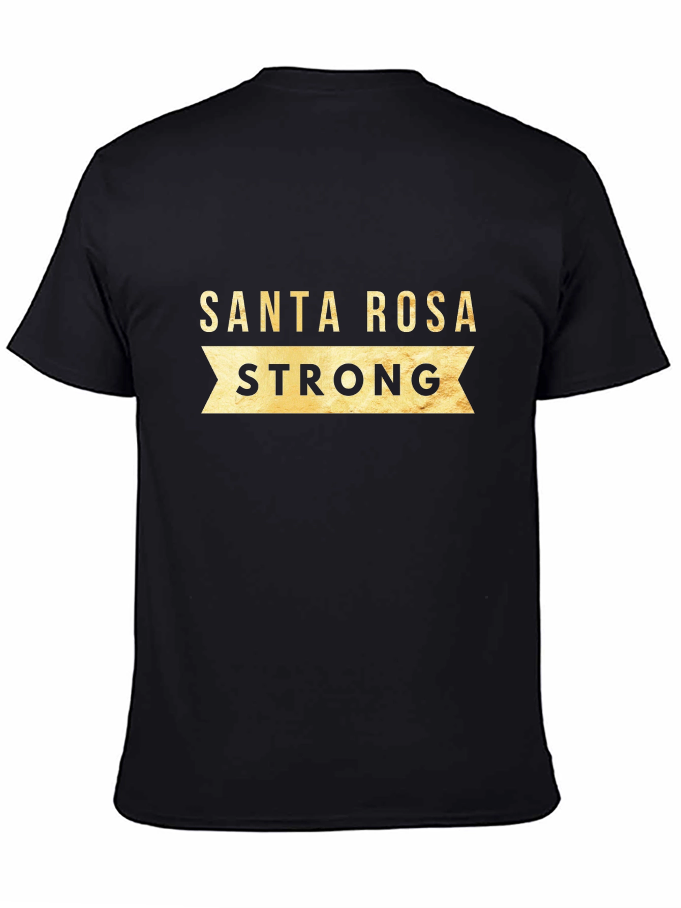 Santa Rosa Strong Graphic Tee - Black