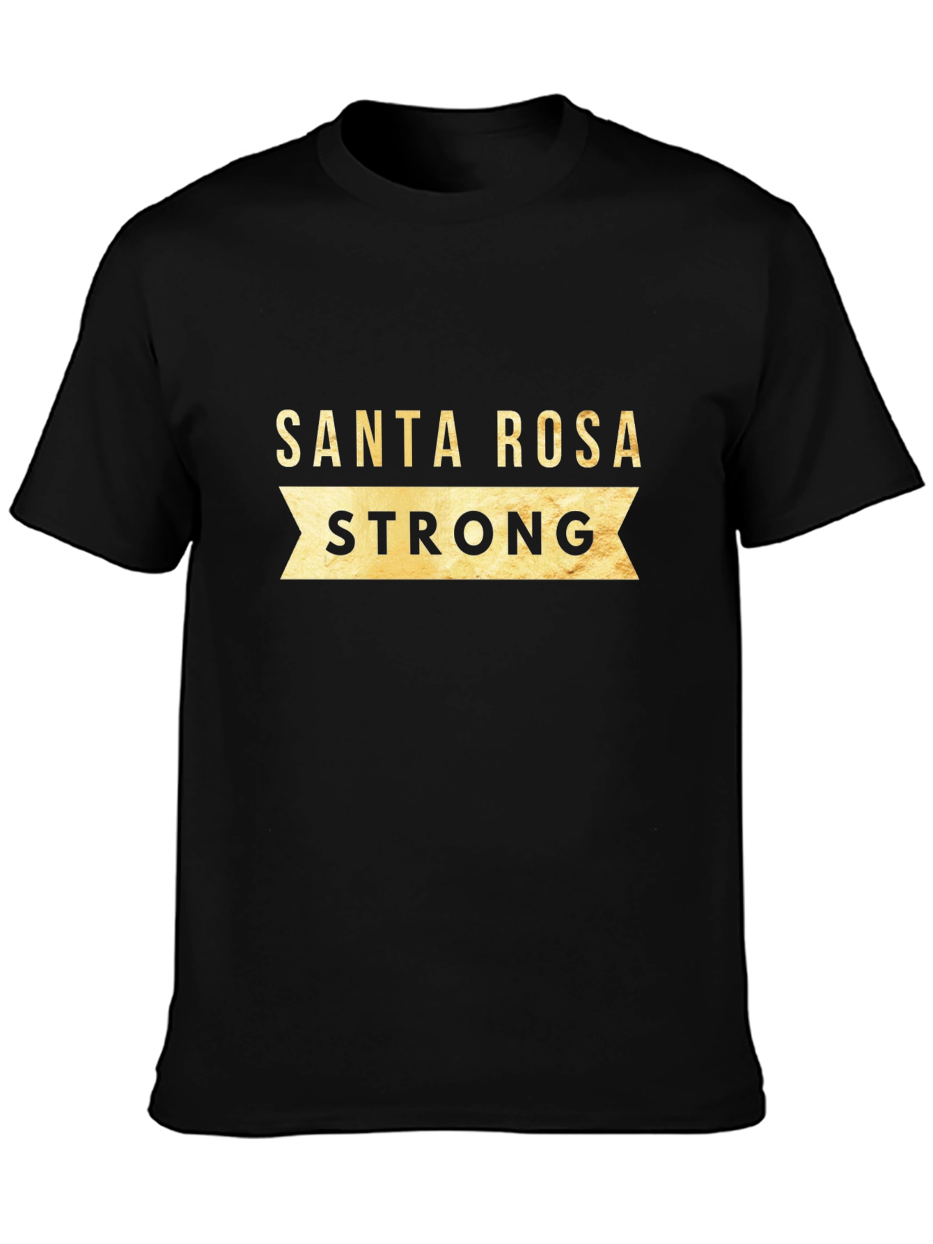 Santa Rosa Strong Graphic Tee - Black