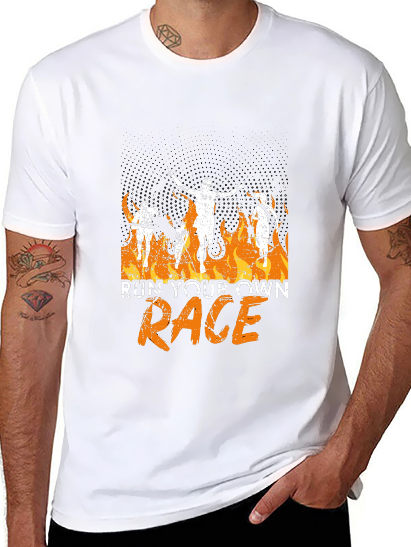 Run Your Own Race Graphic T-Shirt