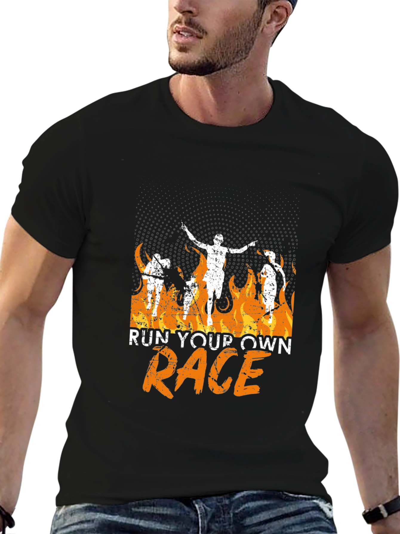 Run Your Own Race Graphic T-Shirt
