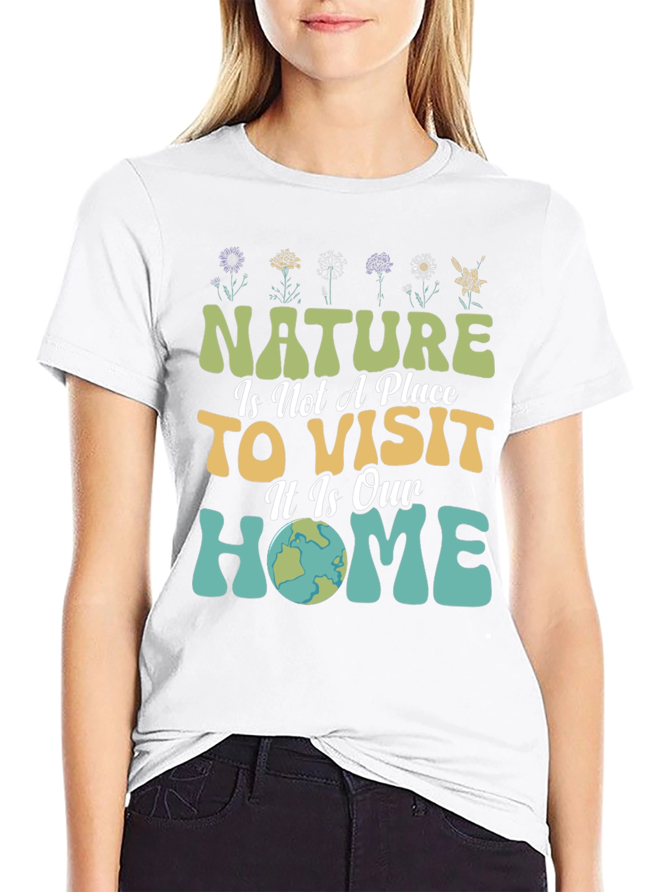 Nature Is Our Home Graphic T-Shirt