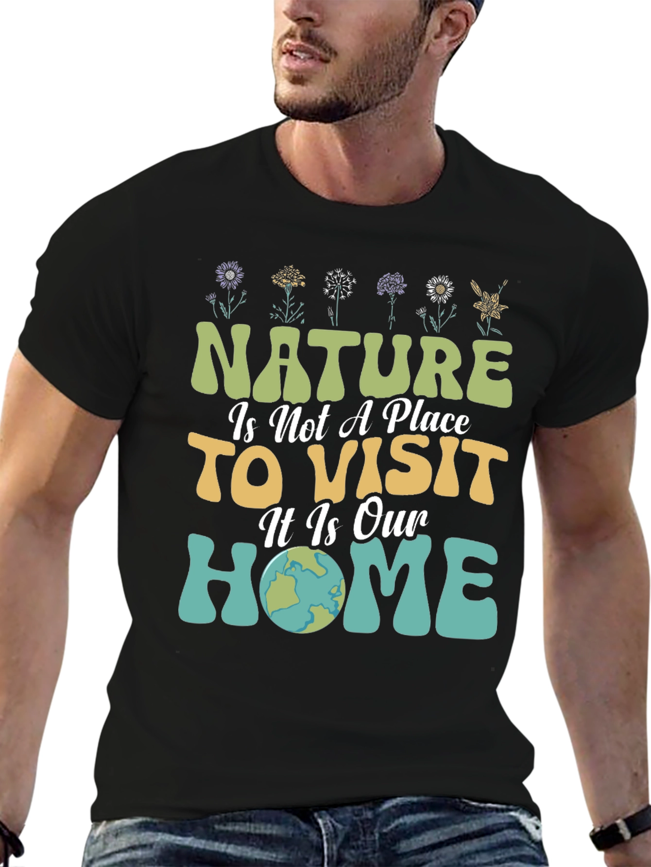 Nature Is Our Home Graphic T-Shirt