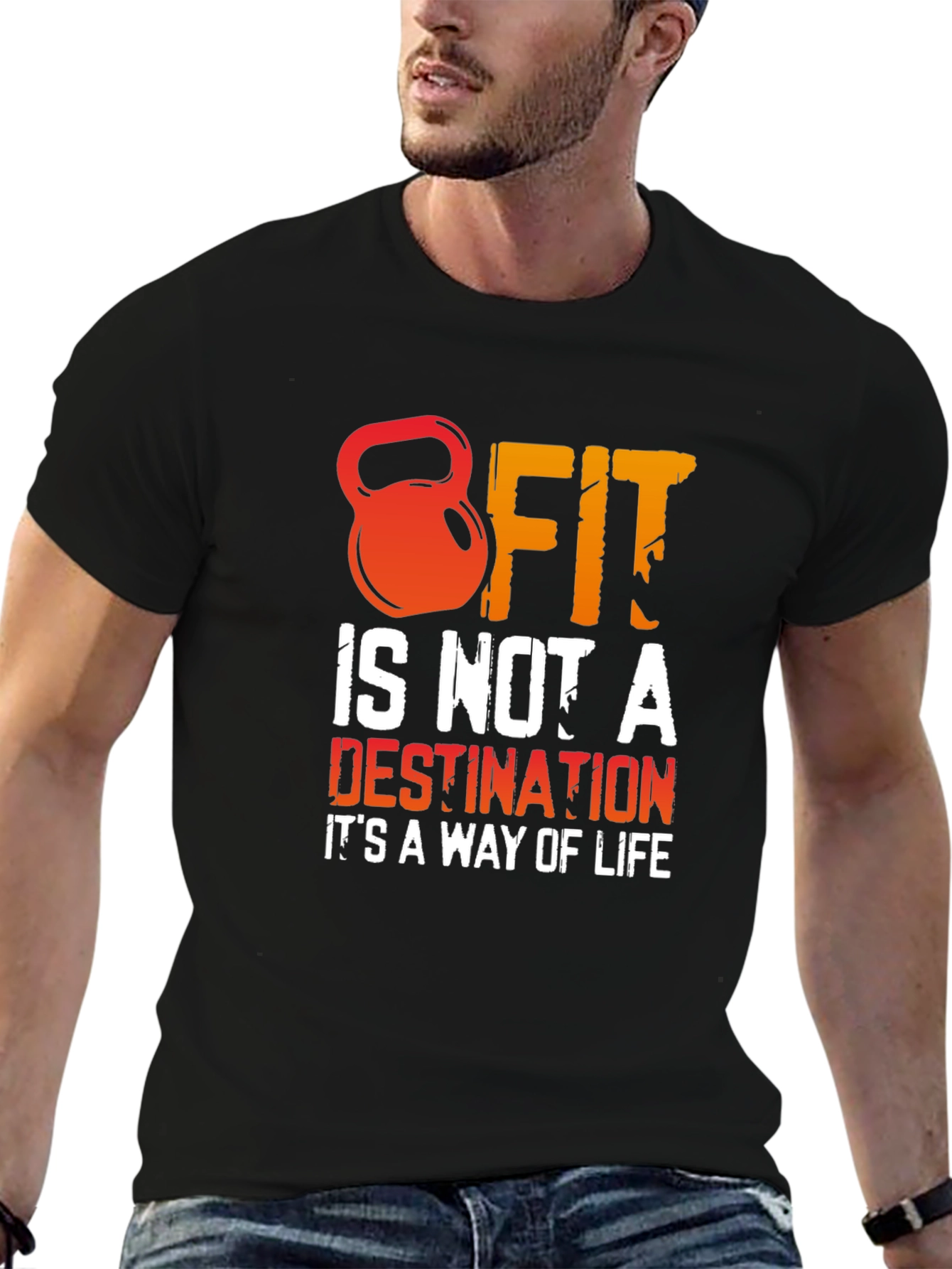 Fitness Motivation T-Shirt - Way of Life Design