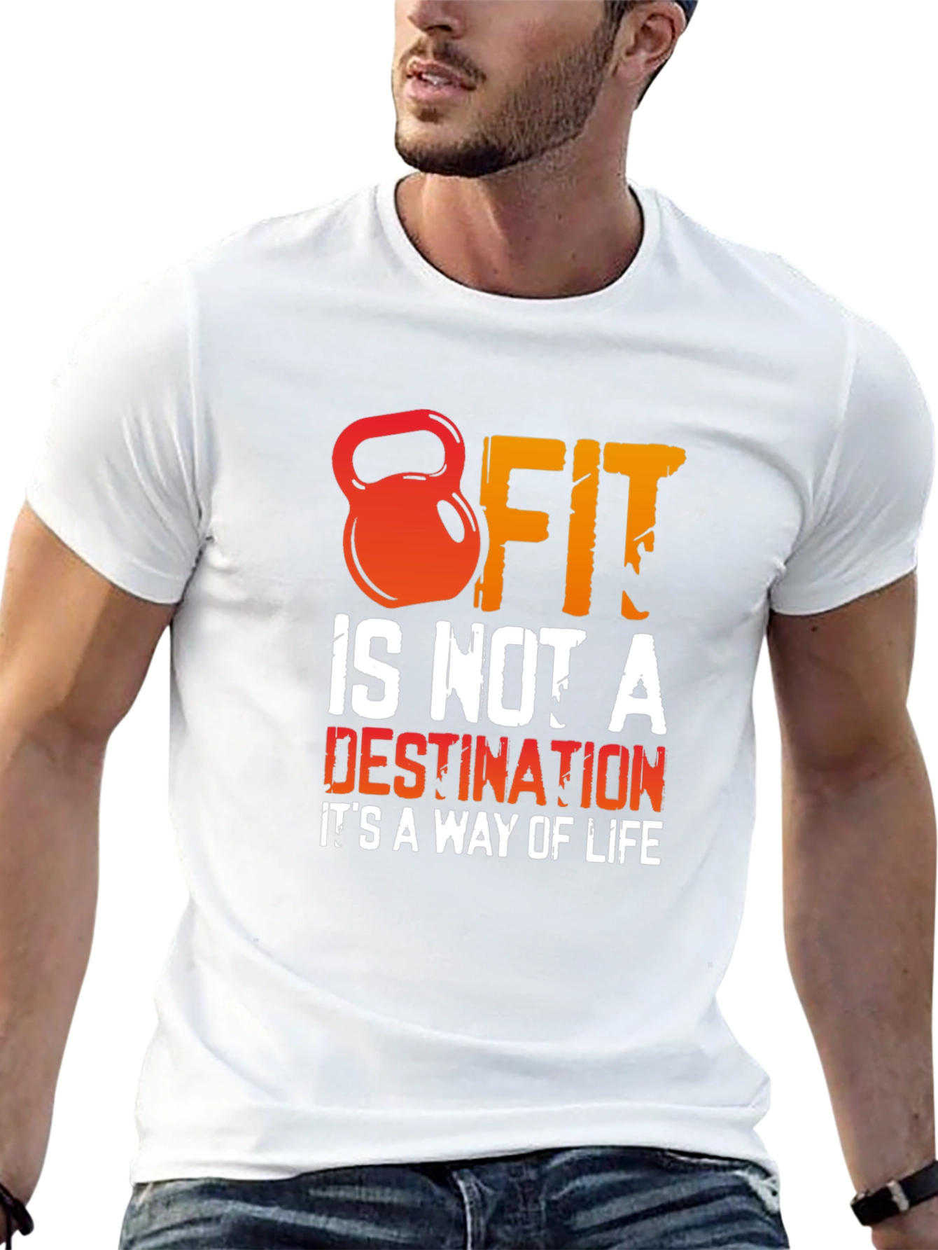 Fitness Motivation T-Shirt - Way of Life Design
