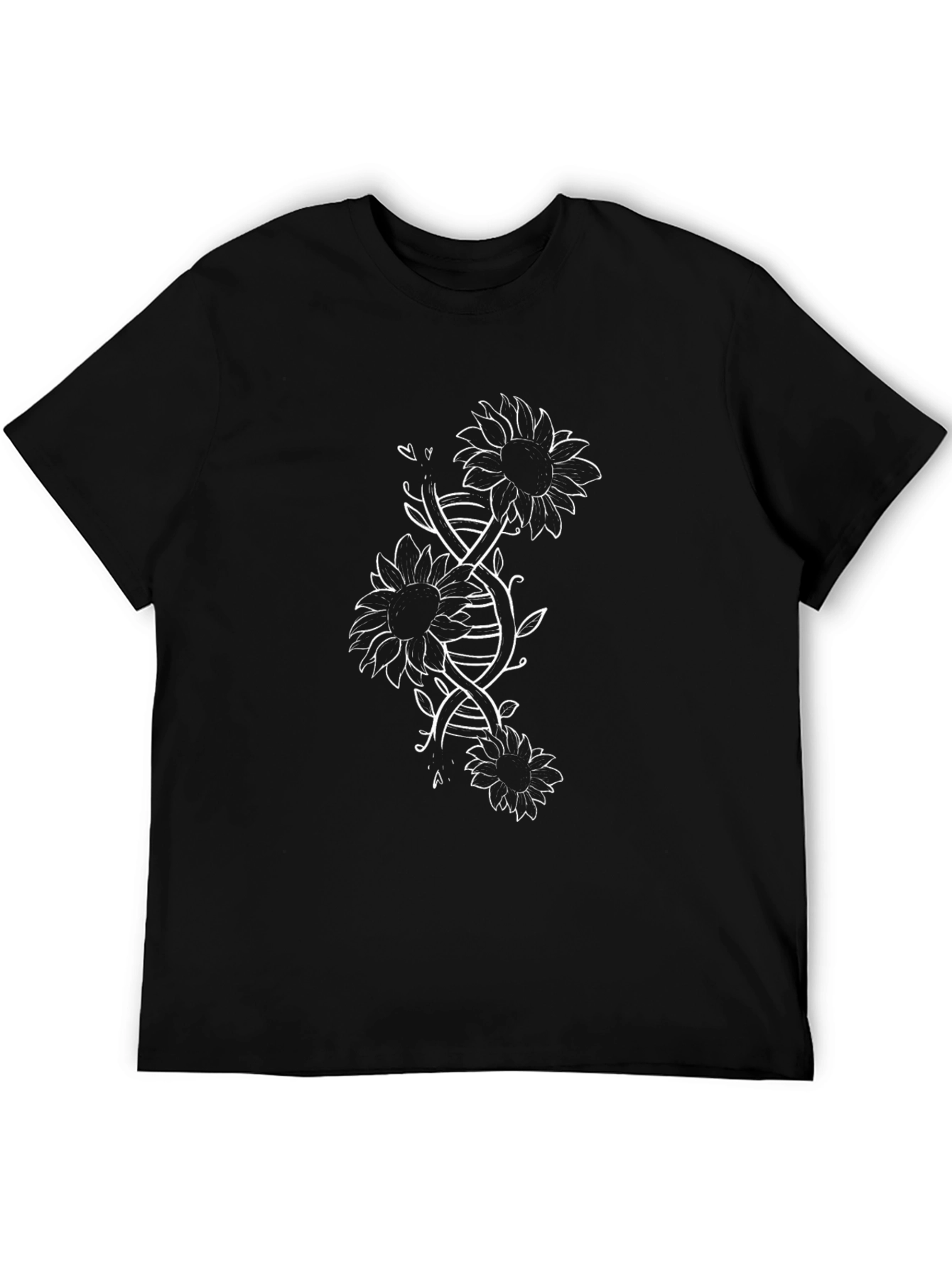Sunflower DNA Graphic T-Shirt - Black
