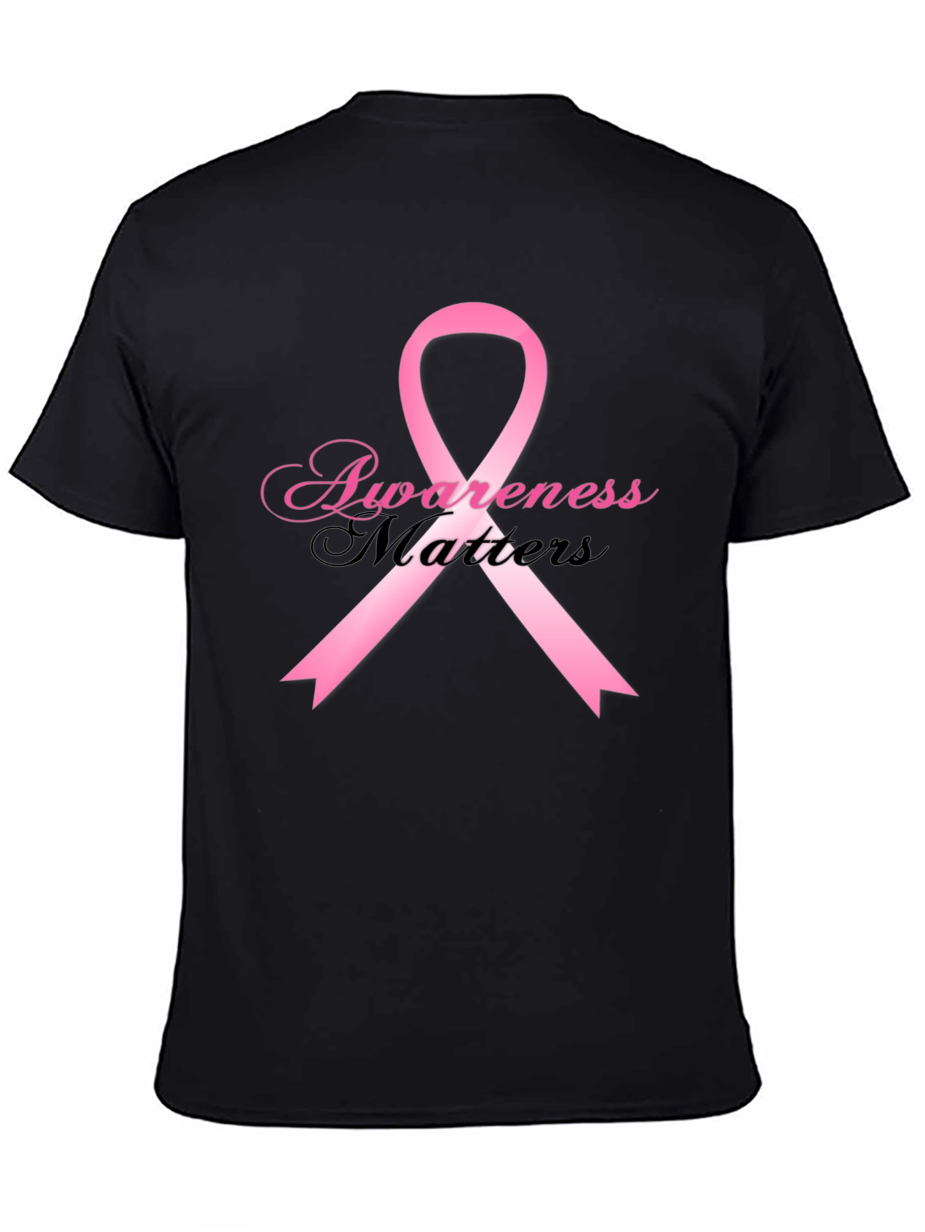 Awareness Matters T-Shirt Pink Ribbon Breast Cancer Support