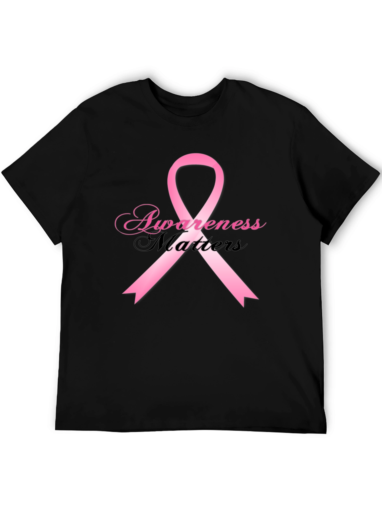 Awareness Matters T-Shirt Pink Ribbon Breast Cancer Support