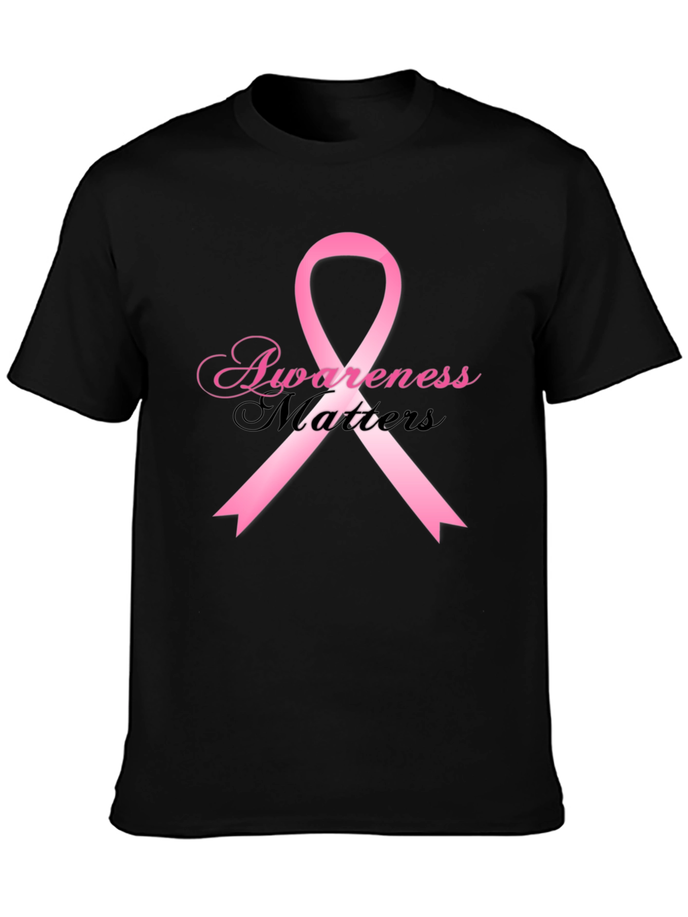 Awareness Matters T-Shirt Pink Ribbon Breast Cancer Support