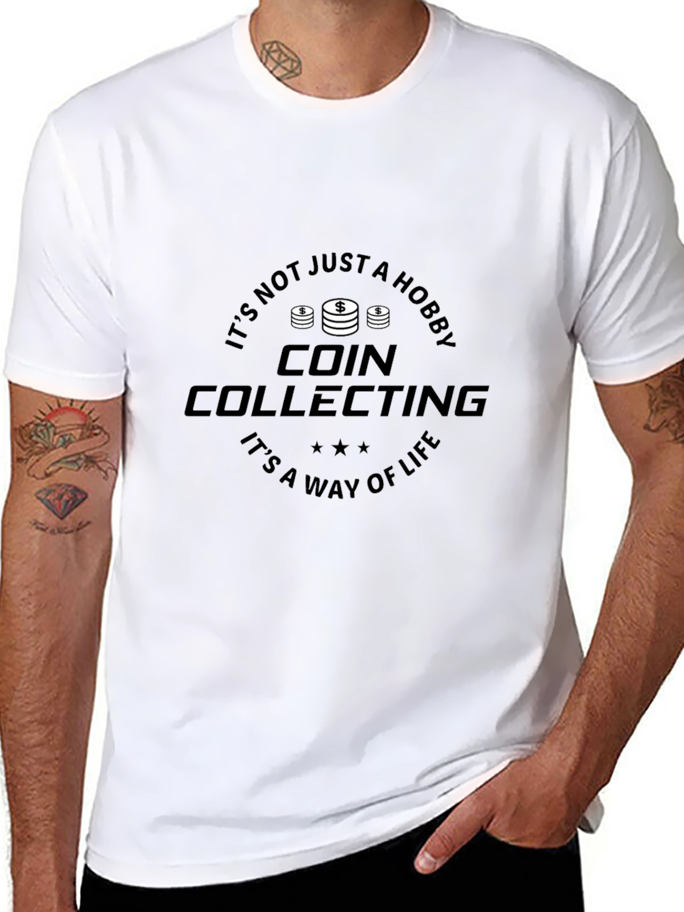 Coin Collecting T-Shirt - Hobby & Lifestyle Apparel