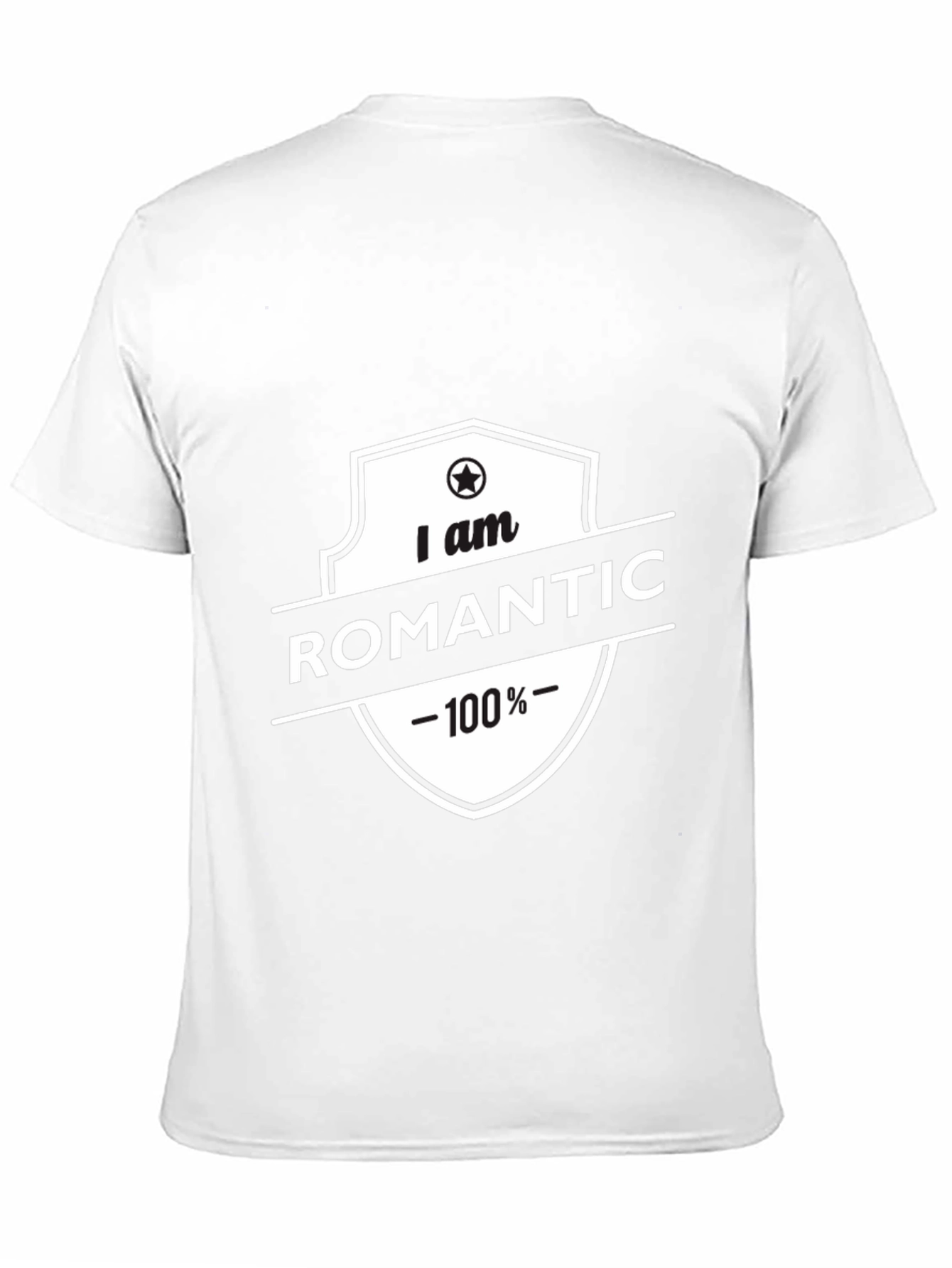 Romantic 100% Black T-Shirt