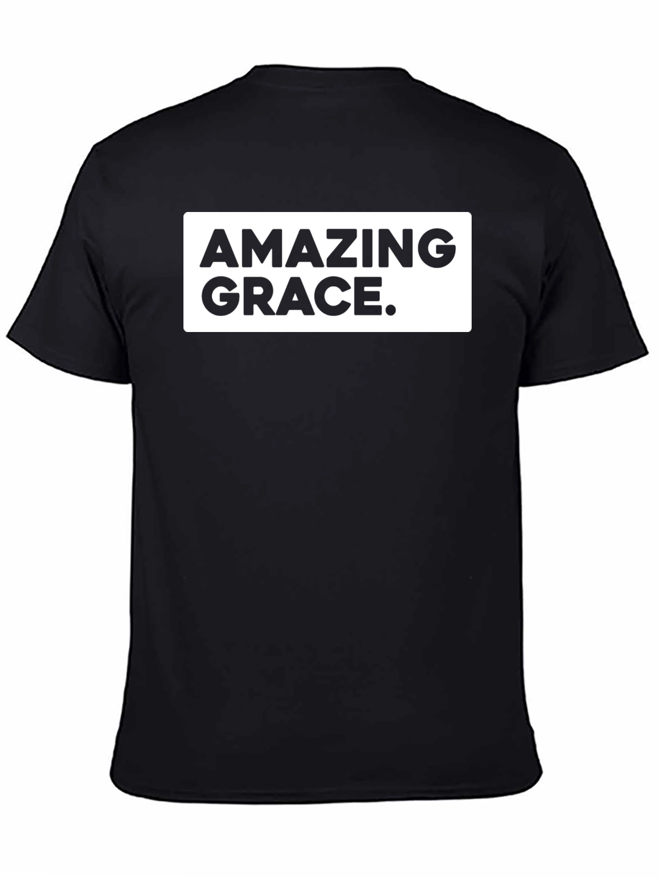 Amazing Grace Graphic Tee - Black