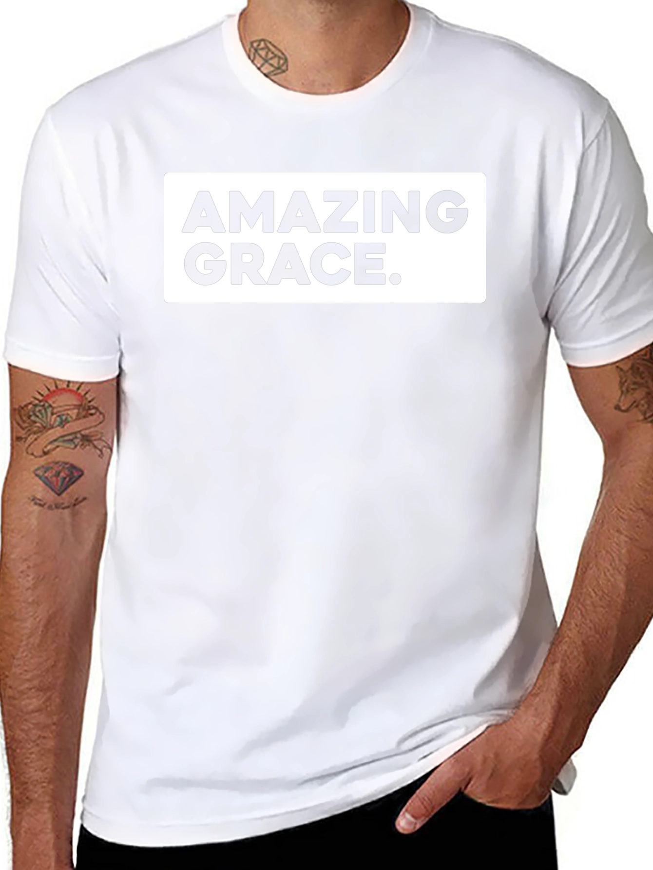 Amazing Grace Graphic Tee - Black