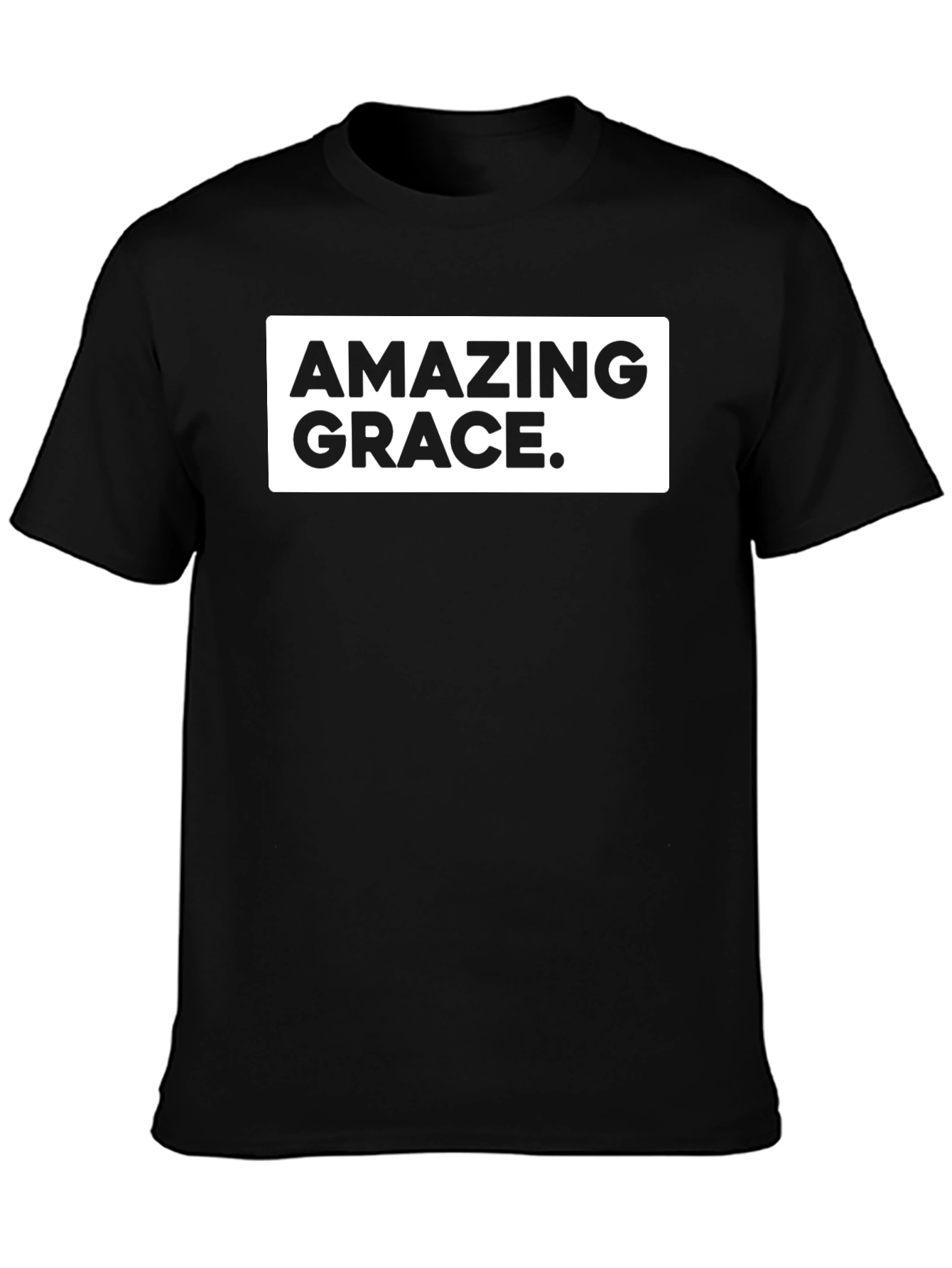 Amazing Grace Graphic Tee - Black