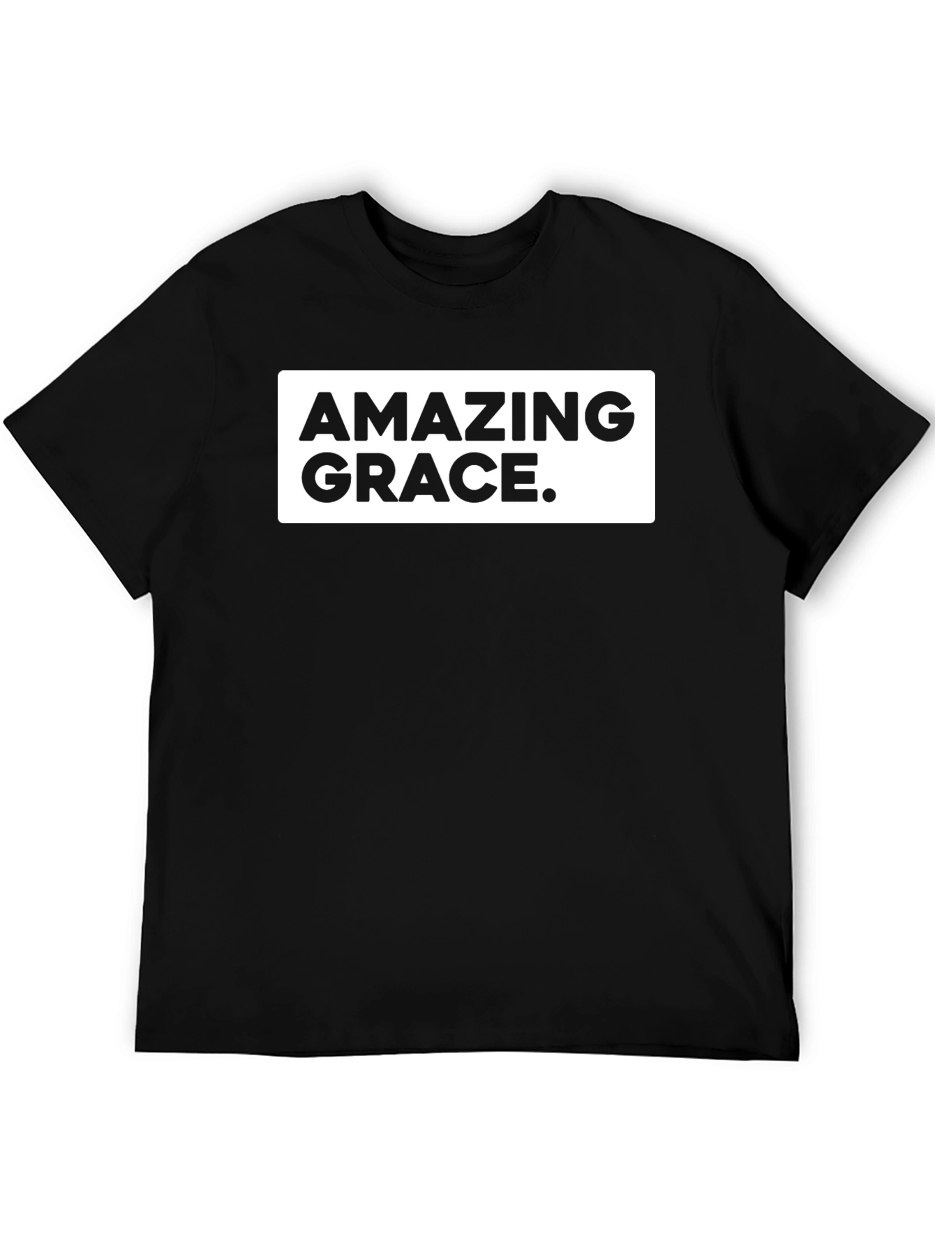 Amazing Grace Graphic Tee - Black
